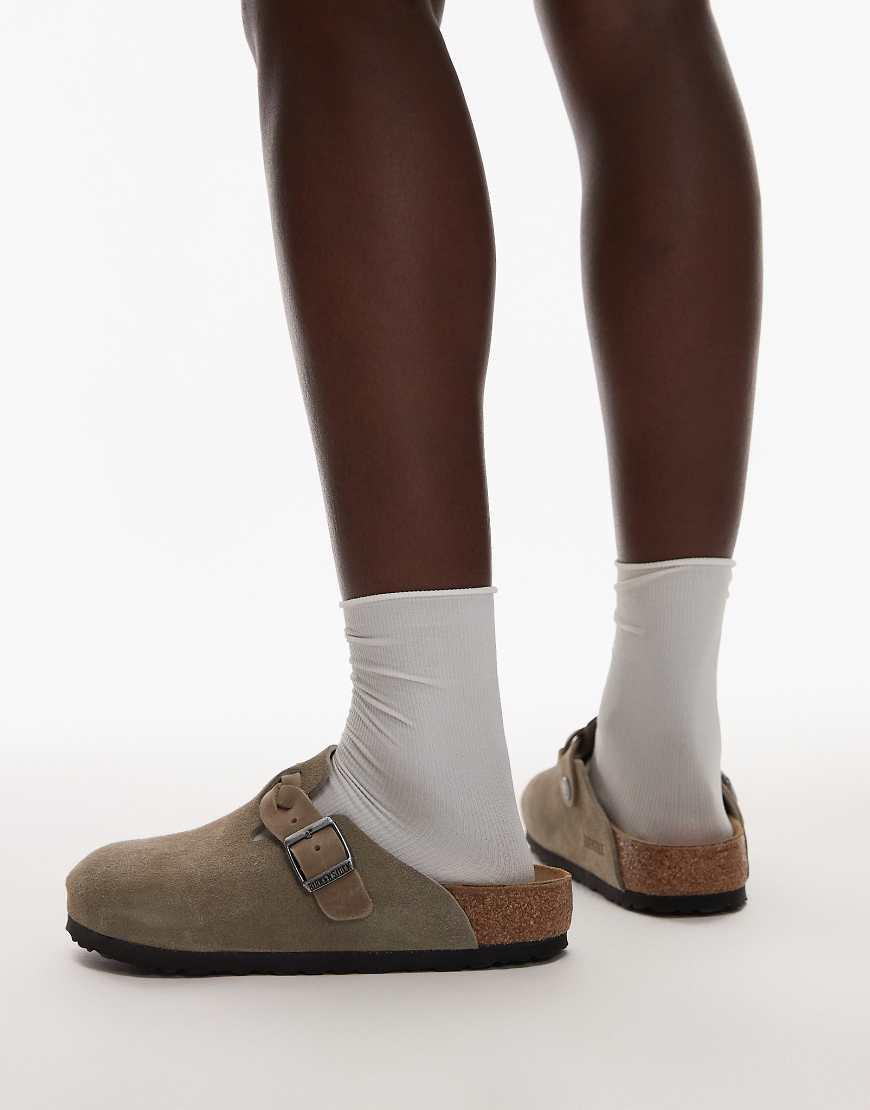 Birkenstock Regular Fit Braided Boston Clog in Brown Lyst UK