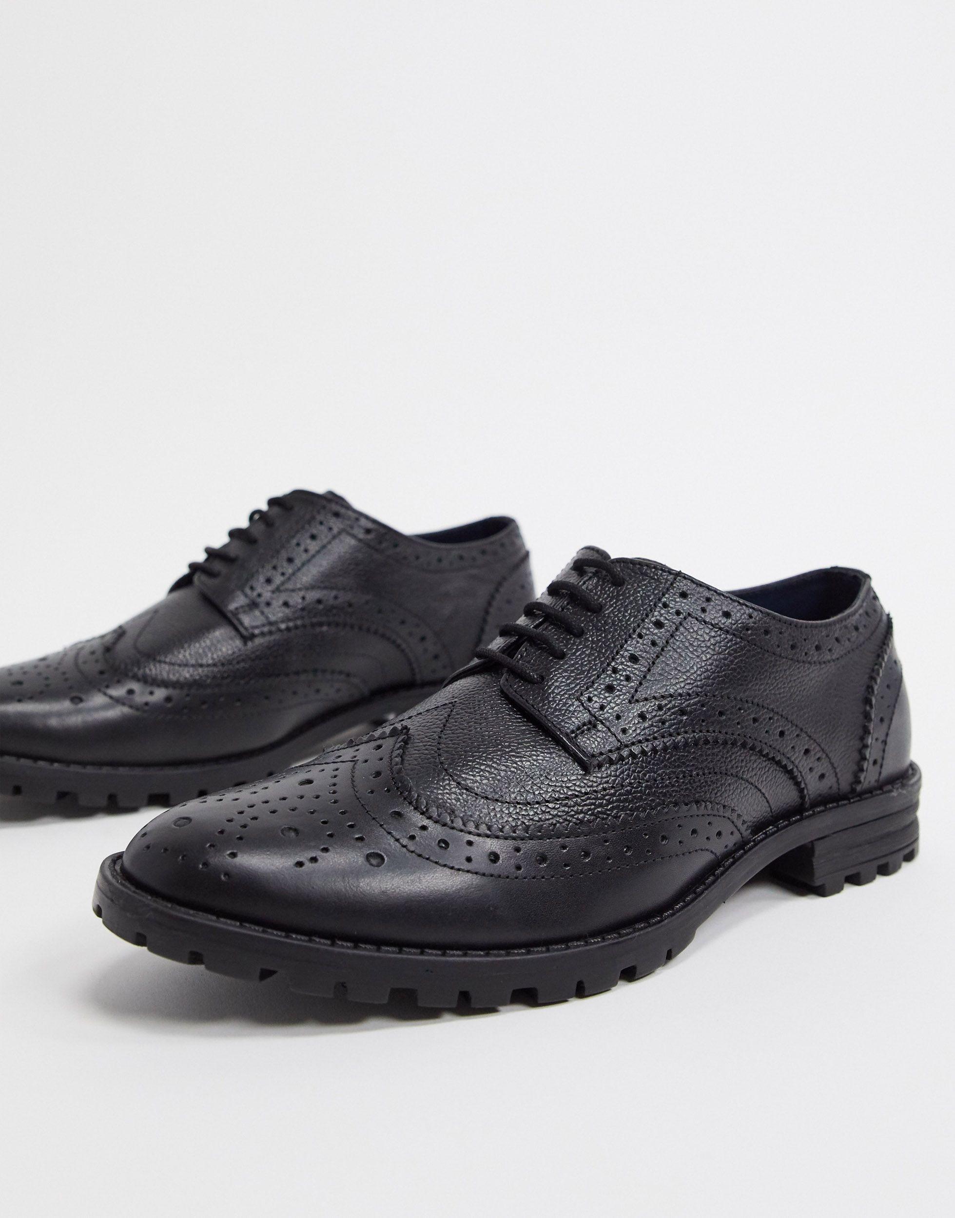 Chaussures richelieu en cuir à semelles chunky Redfoot pour homme en  coloris Noir | Lyst