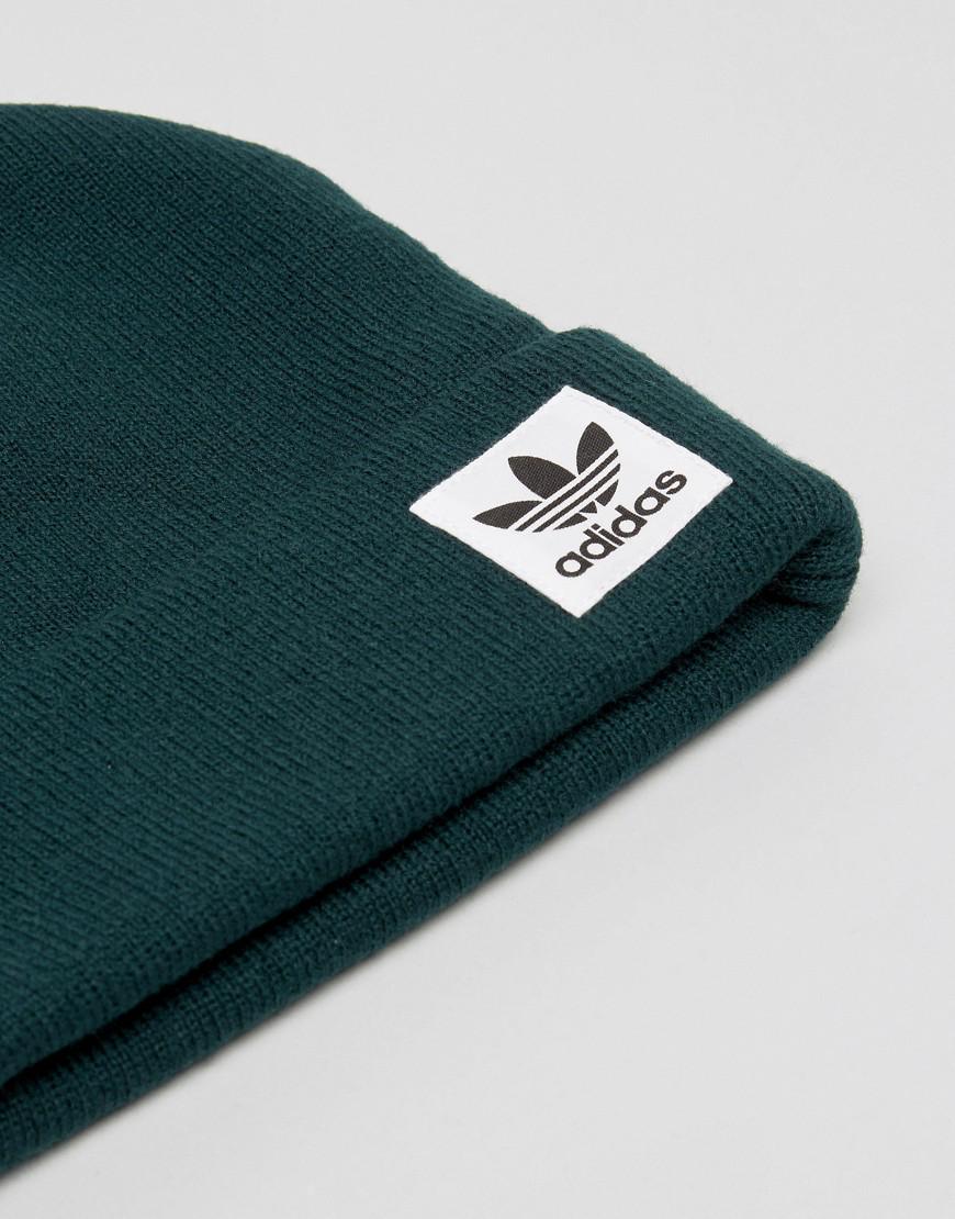 adidas green beanie