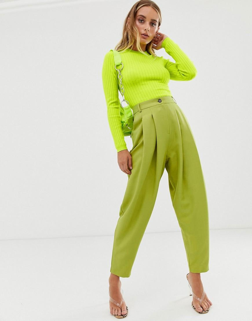 high waisted 80s pants