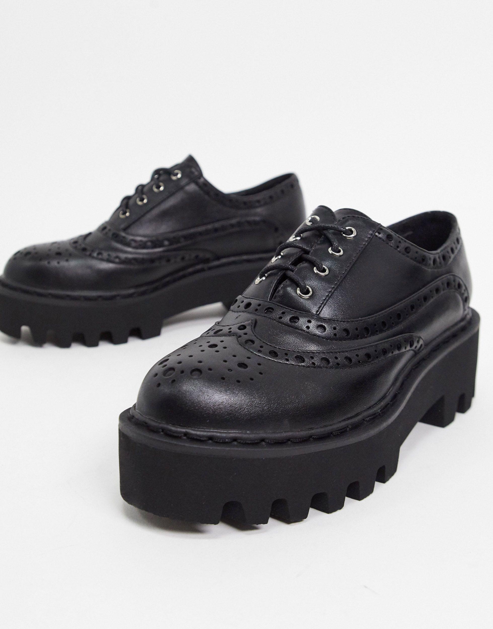 chunky lace up shoes