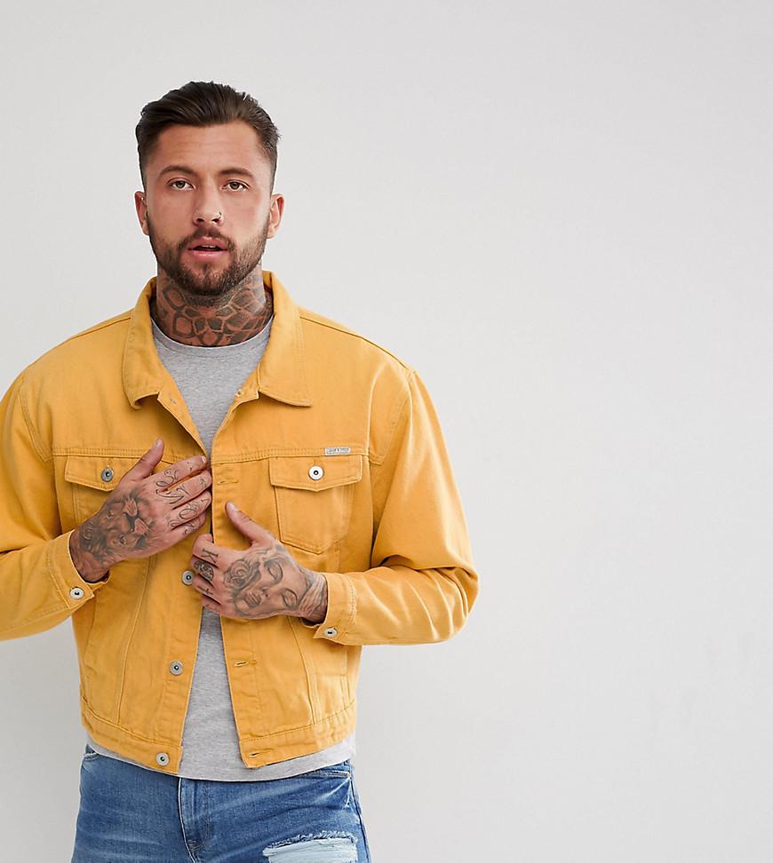 yellow denim shirt mens