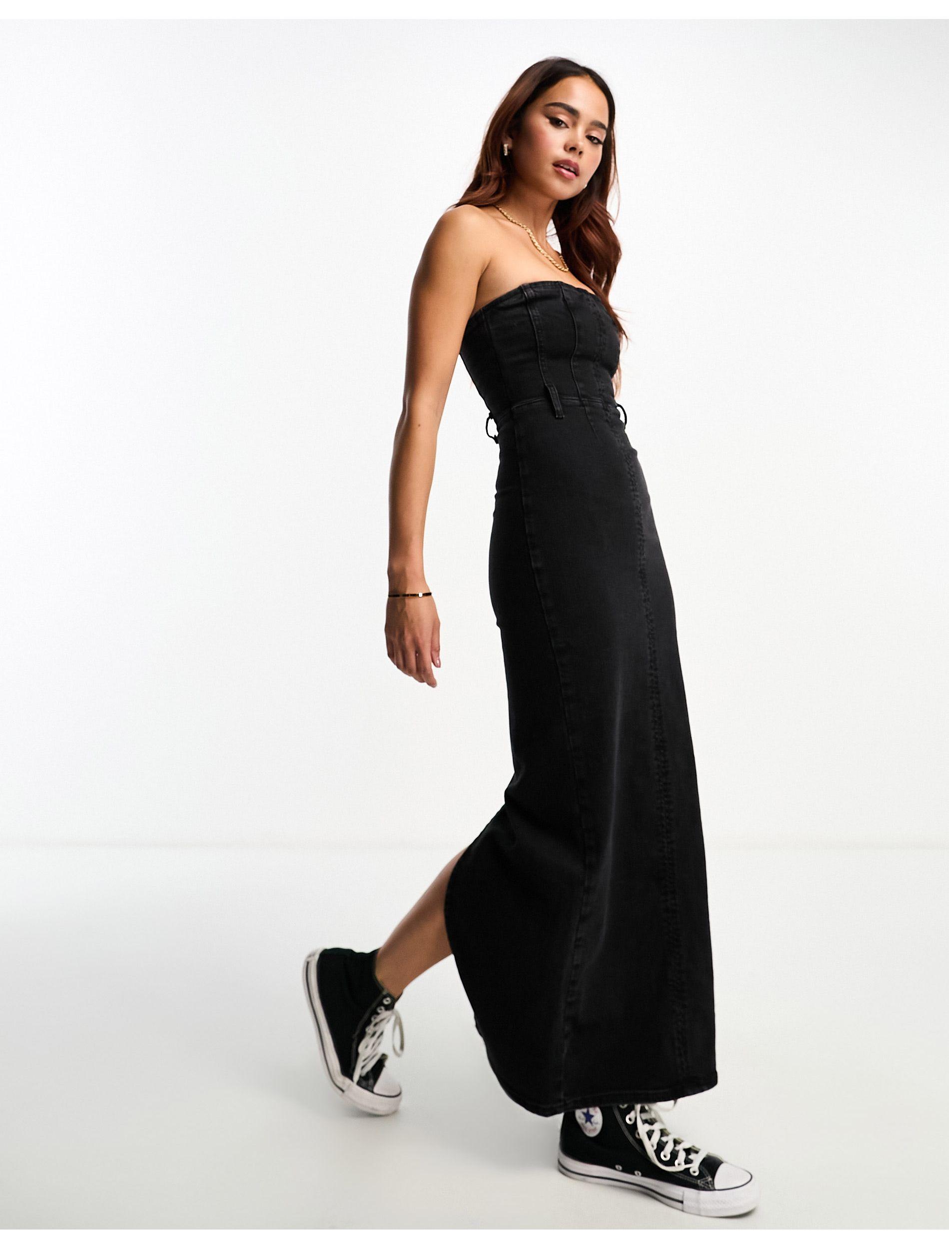 Robe en jean outlet pull and bear