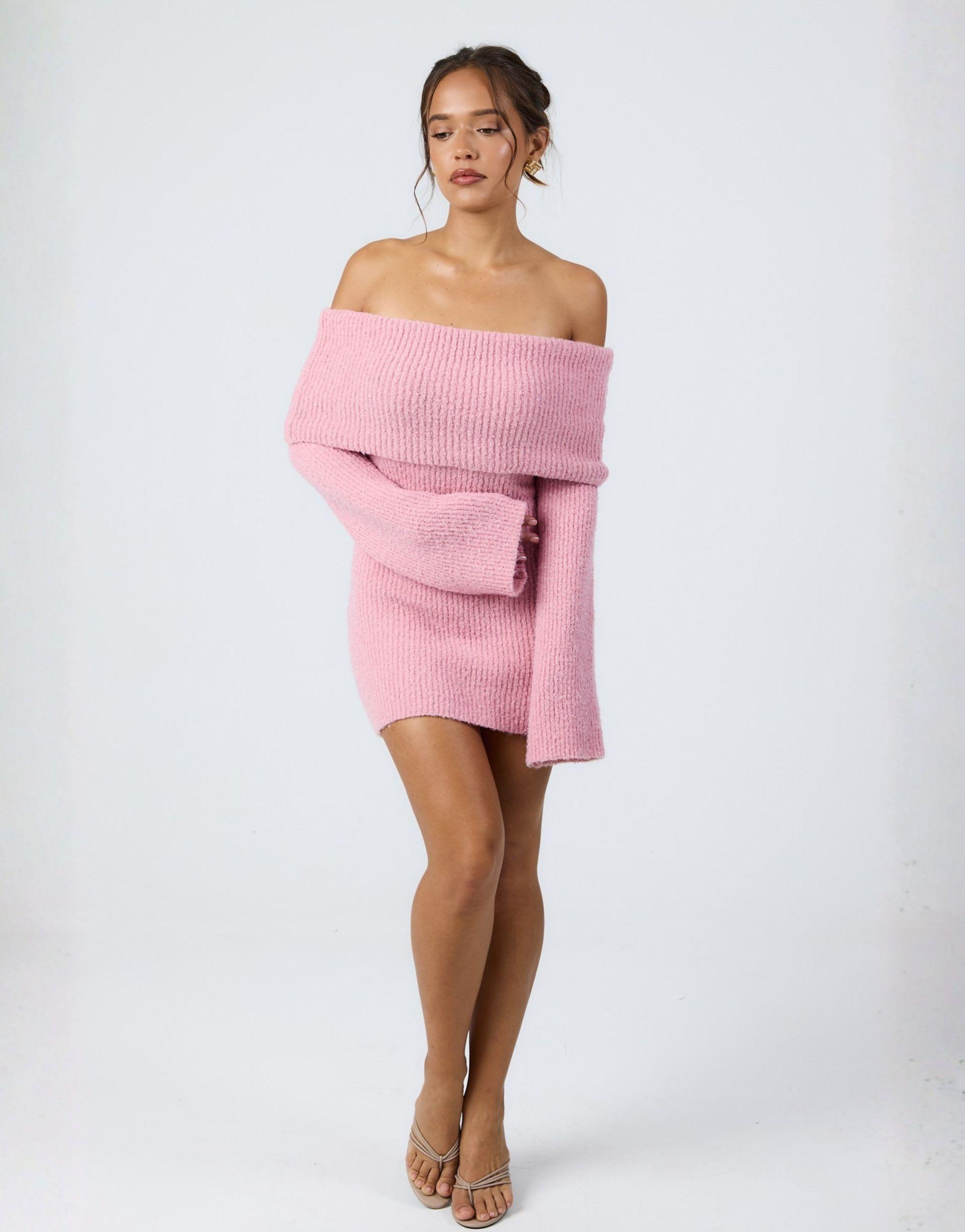 Designer Pink Long Sleeve Bardot Dresses for Women - Up to 82% off | Lyst Designer Pink Long Sleeve Bardot Dresses for Women - Up to 82% off | Lyst