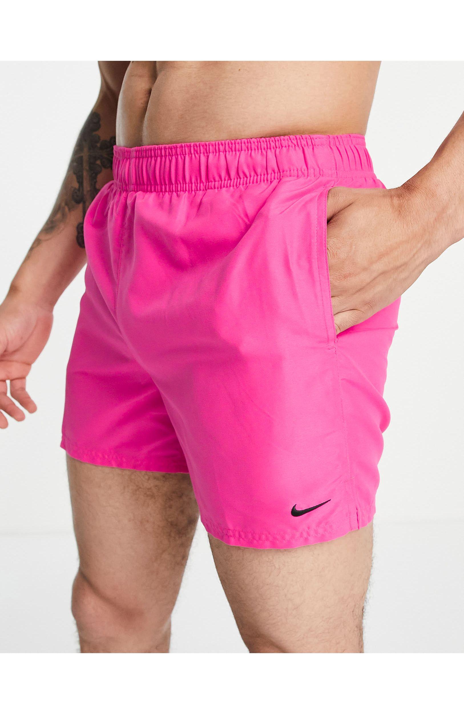 Deform Generous Rudyard Kipling Nike 5 Inch Swim Shorts in Pink for Men | Lyst UK