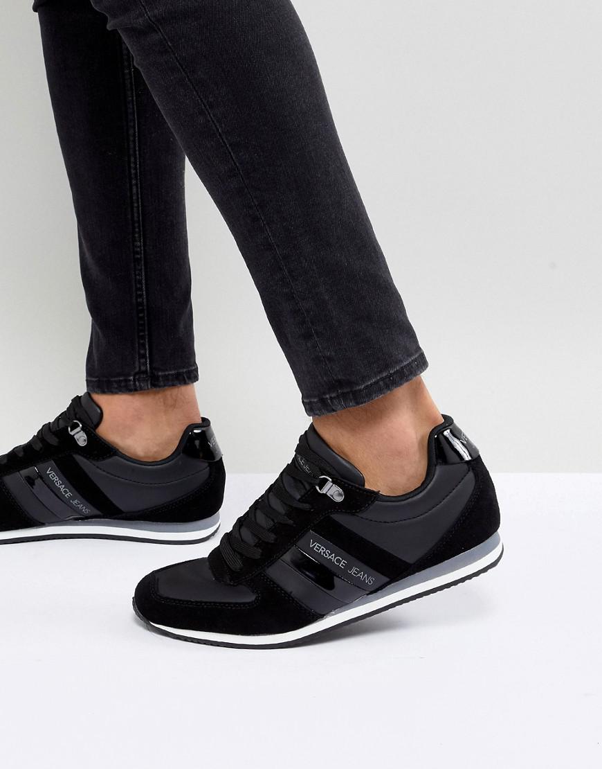 versace jeans black sneakers