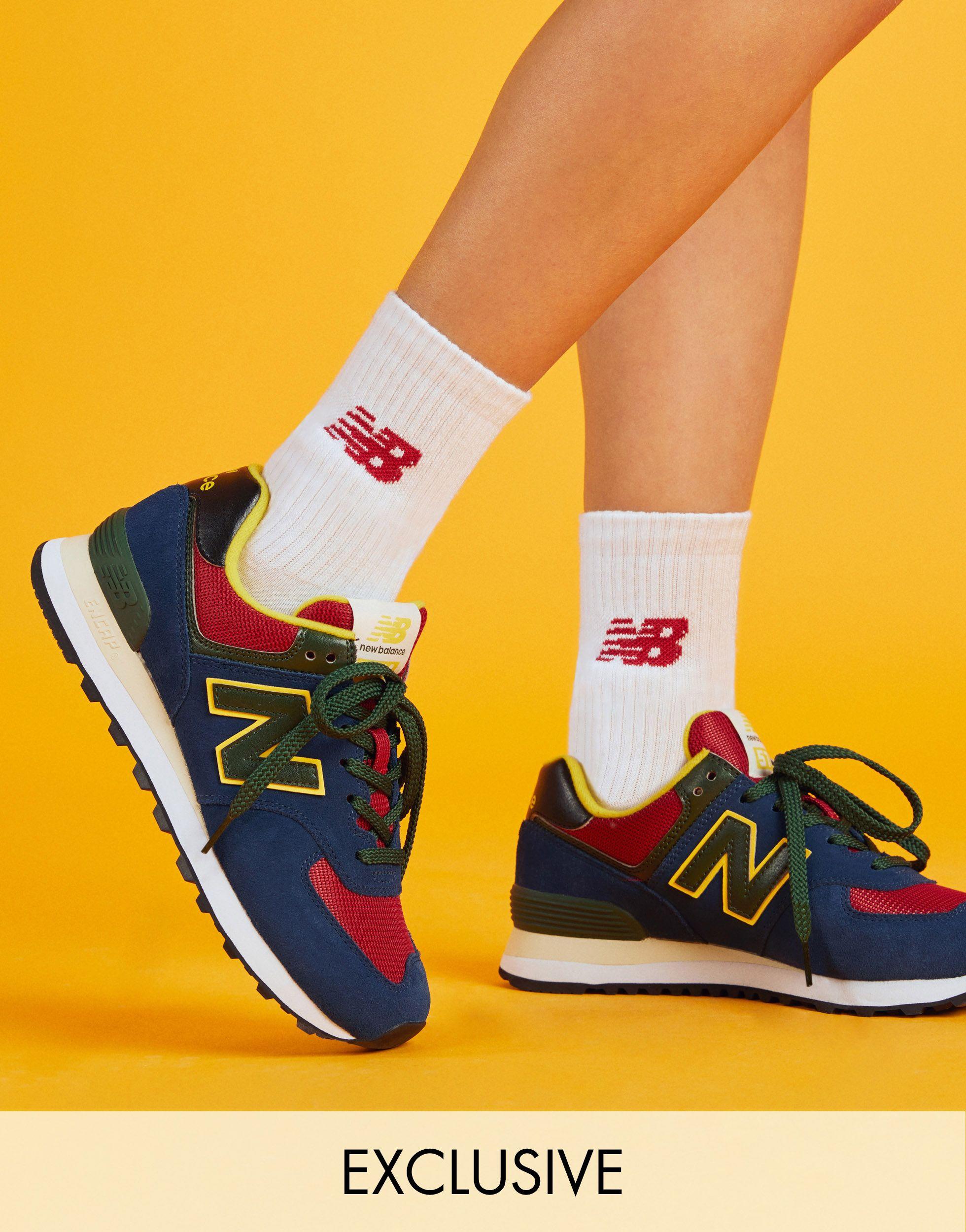 In esclusiva per ASOS - - Sneakers 574 blu navyNew Balance in ... In esclusiva per ASOS - - Sneakers 574 blu navyNew Balance in ...