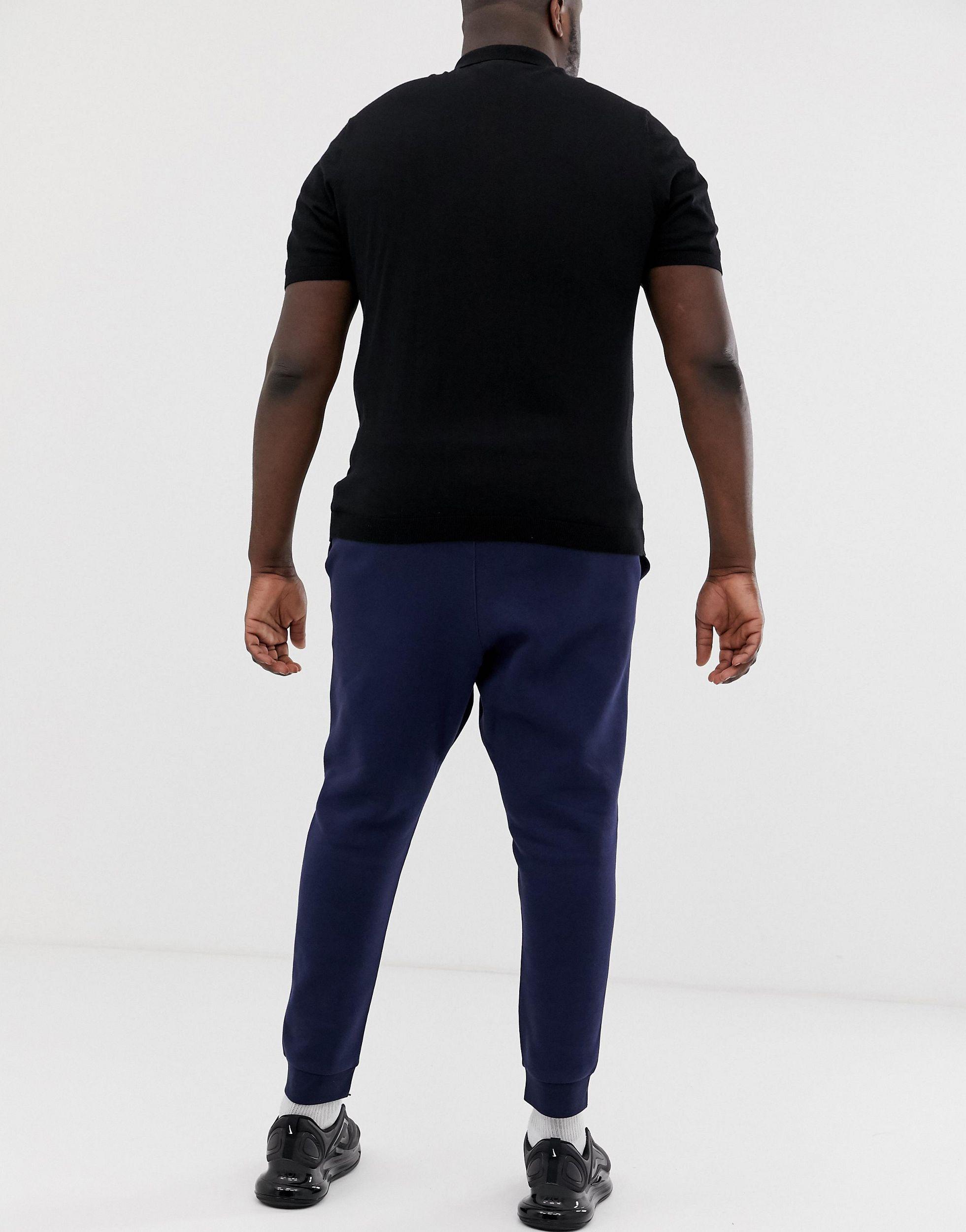 nike navy cuffed joggers