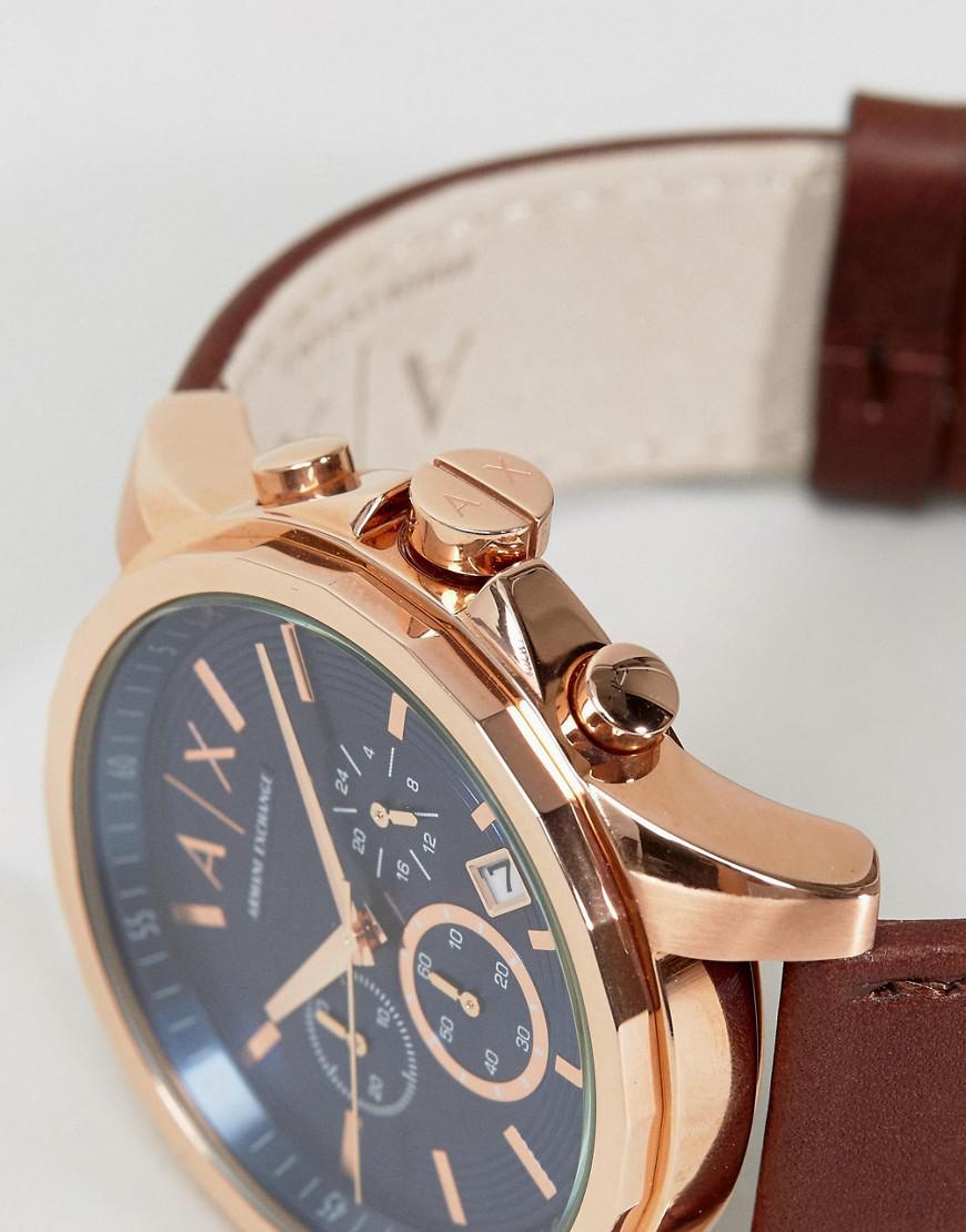 armani exchange chronograph watch