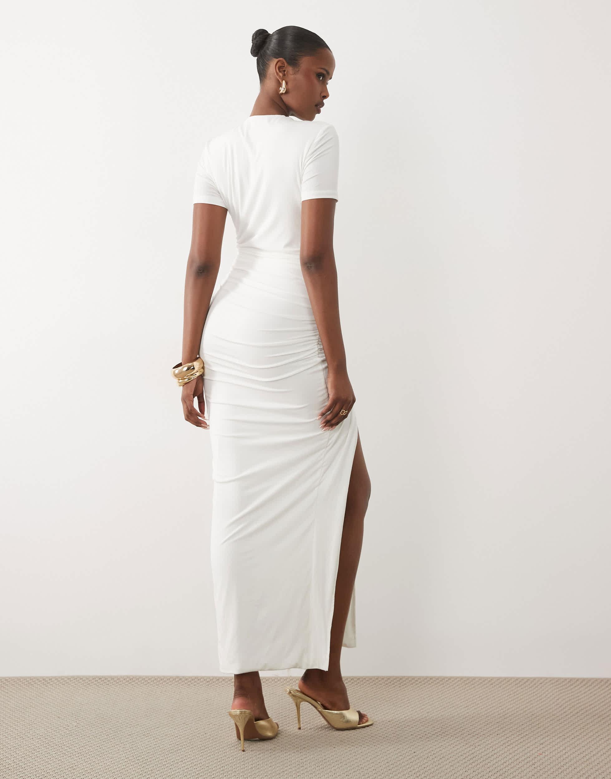 jersey t shirt maxi dress Buy White Jersey Two In One T-Shirt Dress from Next USA