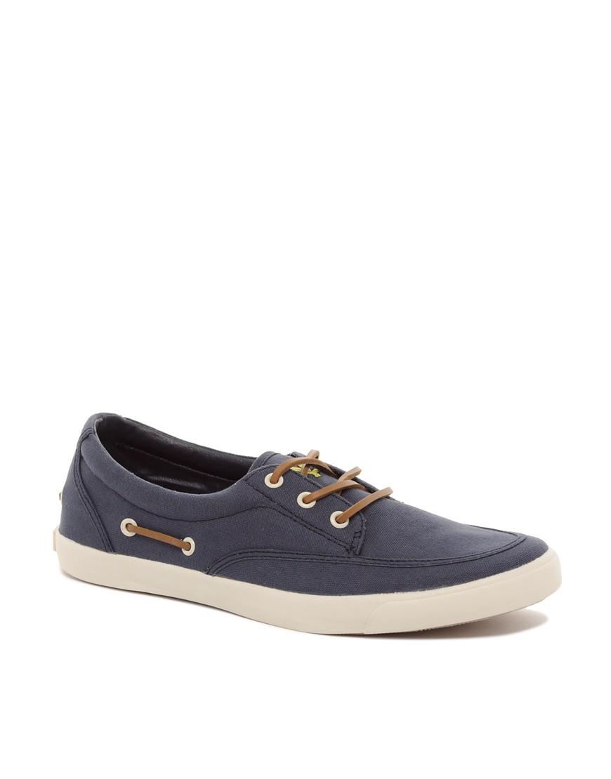Lyle & Scott Canvas Boat Shoes in Blue for Men Lyst UK
