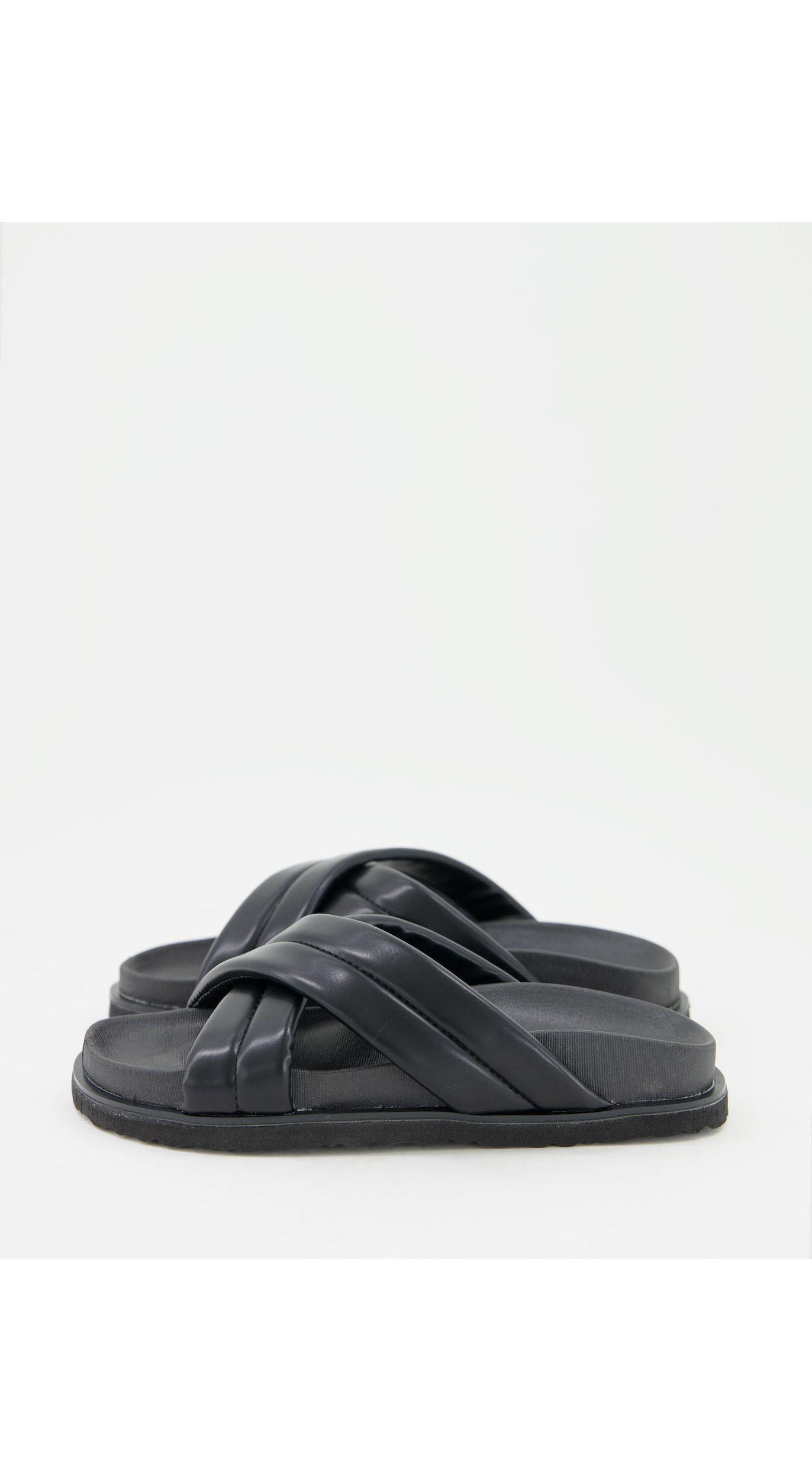South Beach Padded Cross Strap Slides 