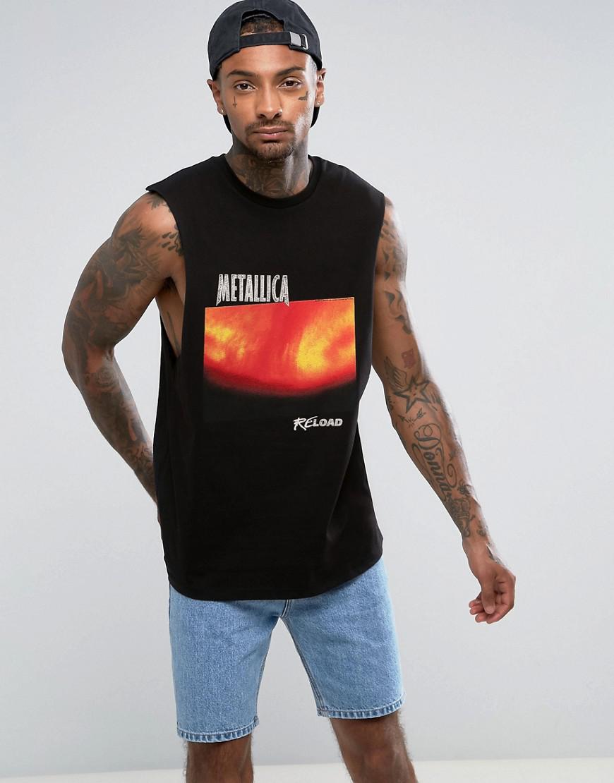 Metallica sleeveless t-shirt Clearance