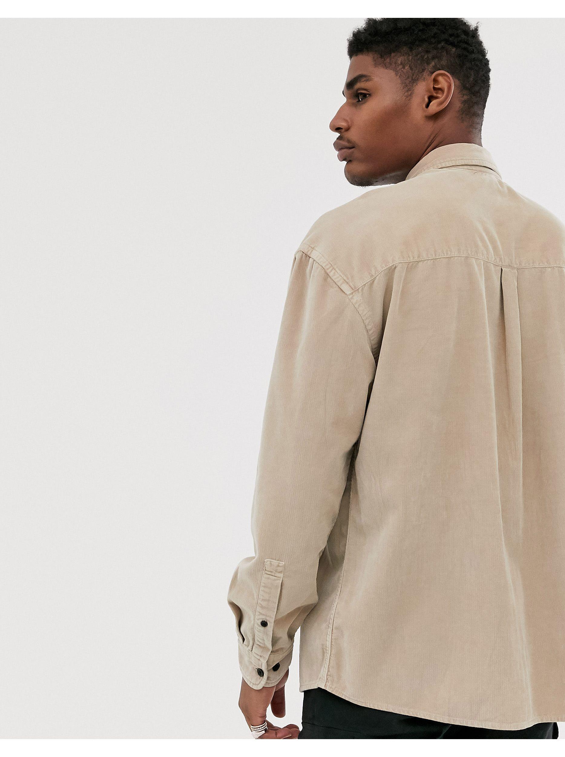ASOS Corduroy Oversized Cord Shirt With 