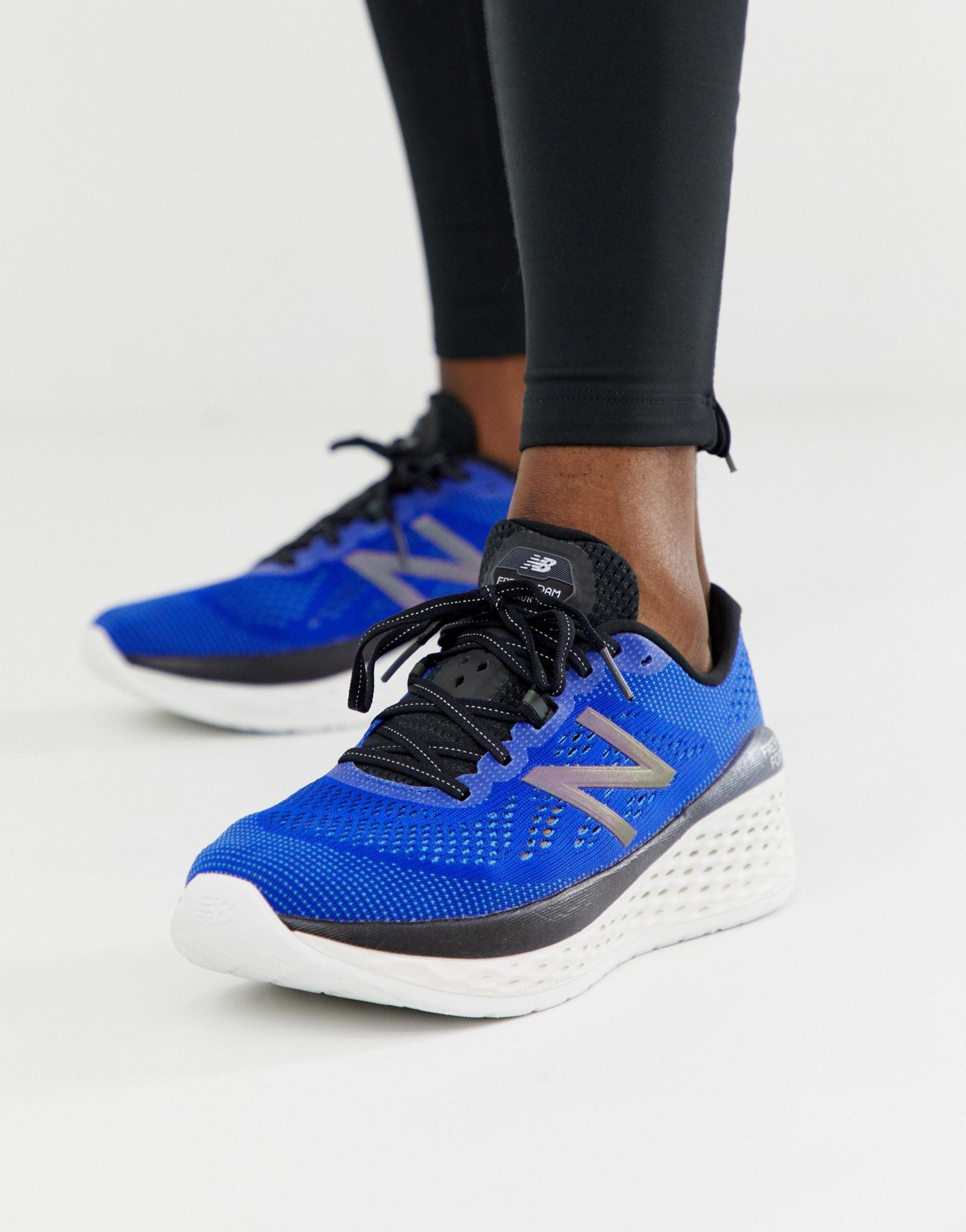 New Balance Rubber Running Mor Chunky Trainers in Blue for Men Lyst