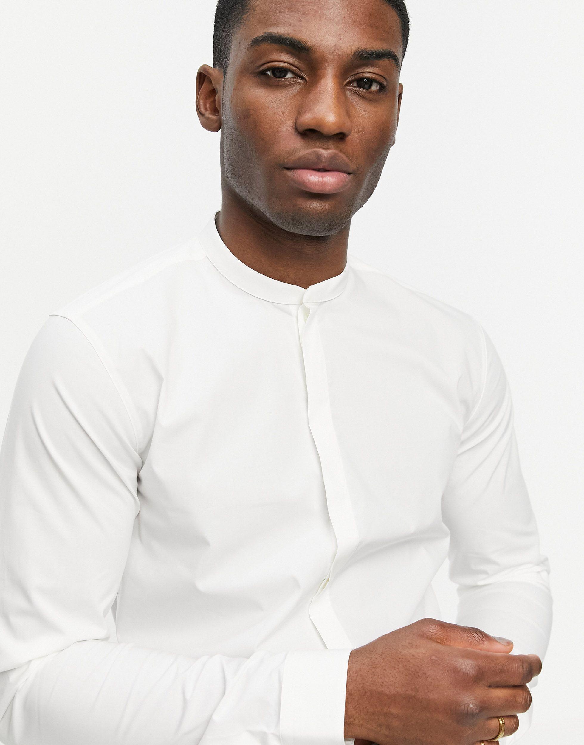 Hugo boss grandad shirt online