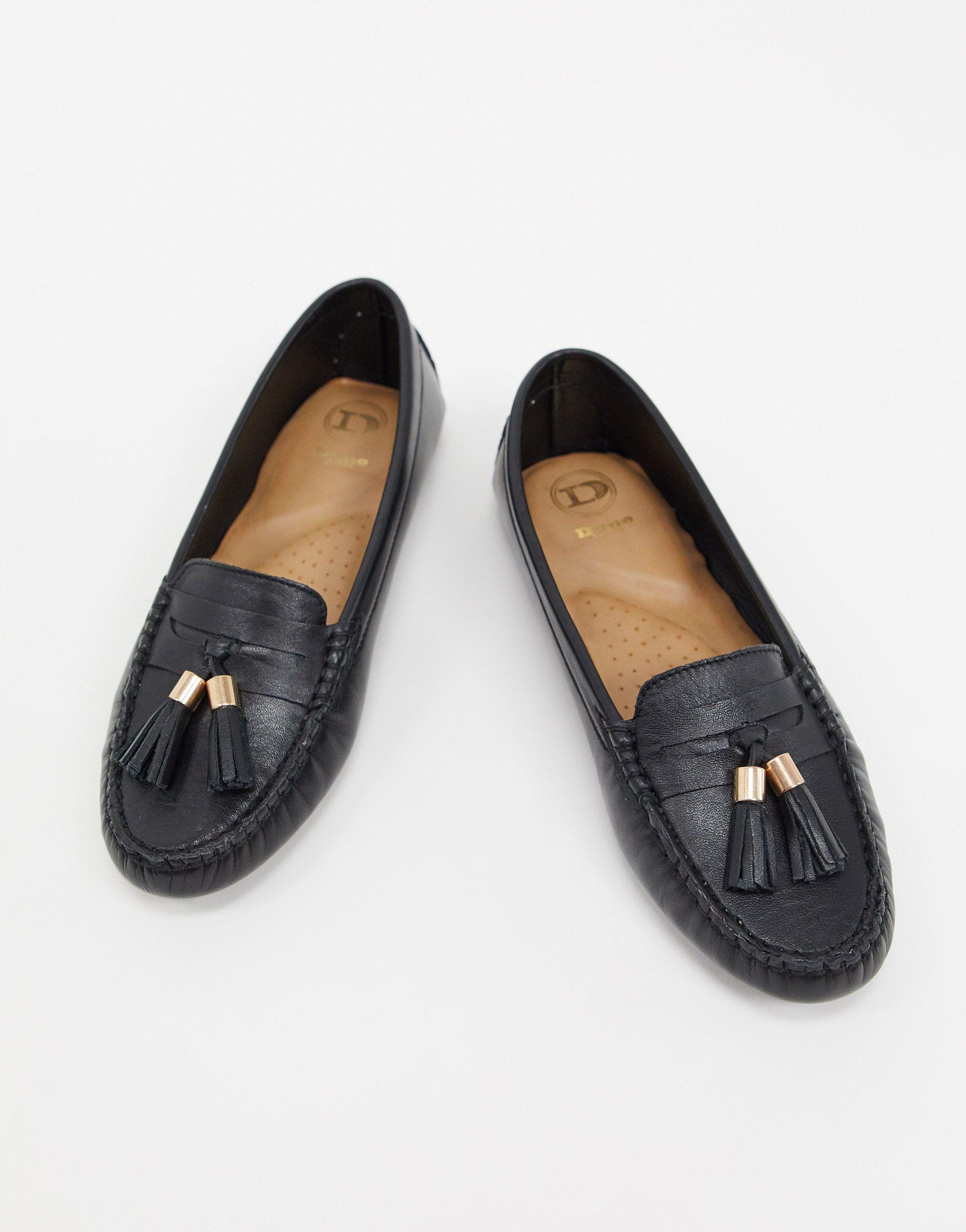 Dune gaze leather tassel loafer Clearance