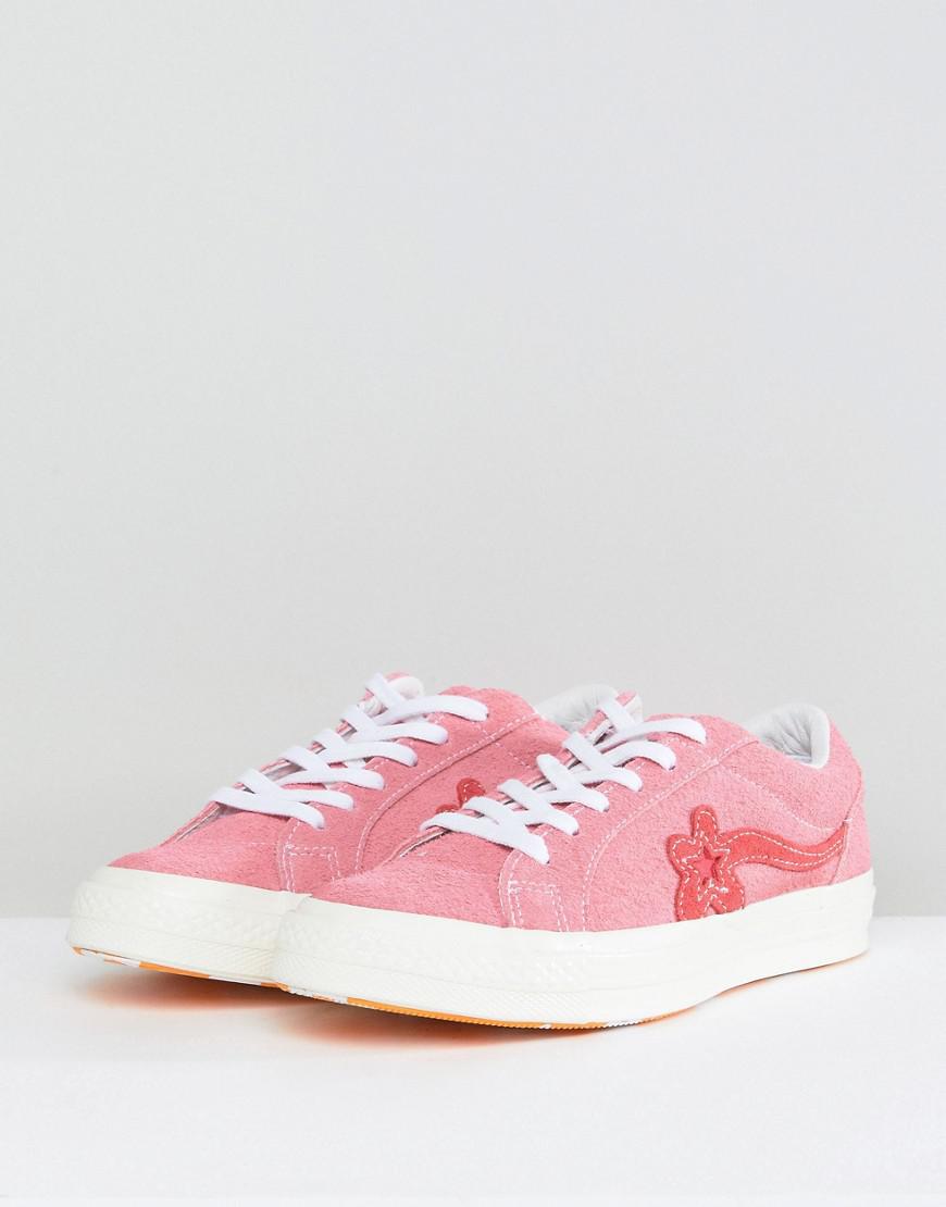 Converse X Tyler The Golf Le Fleur Star Trainers In Pink Blue | Lyst