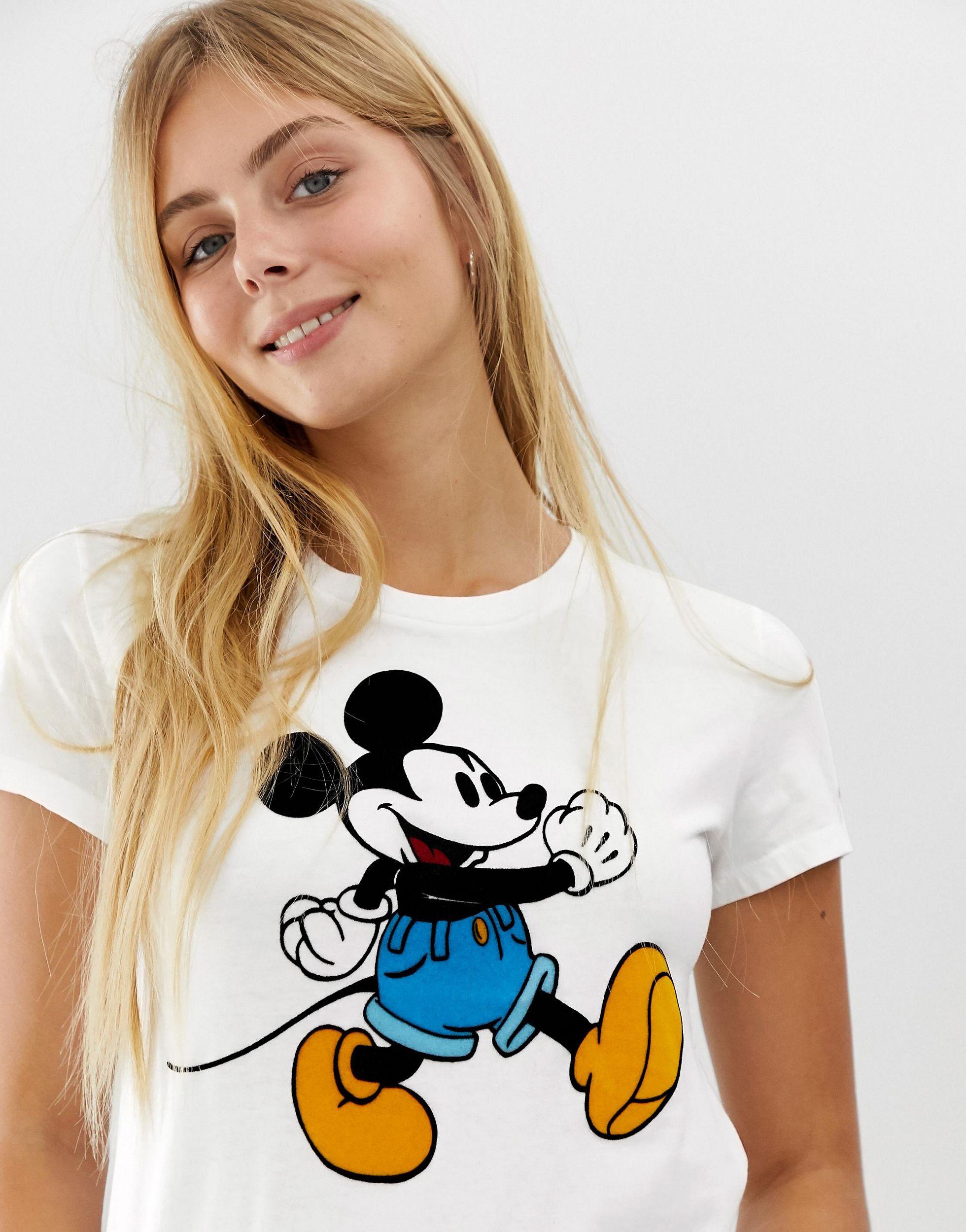 Levi's Denim X Mickey Mouse Batwing T-shirt in White | Lyst UK