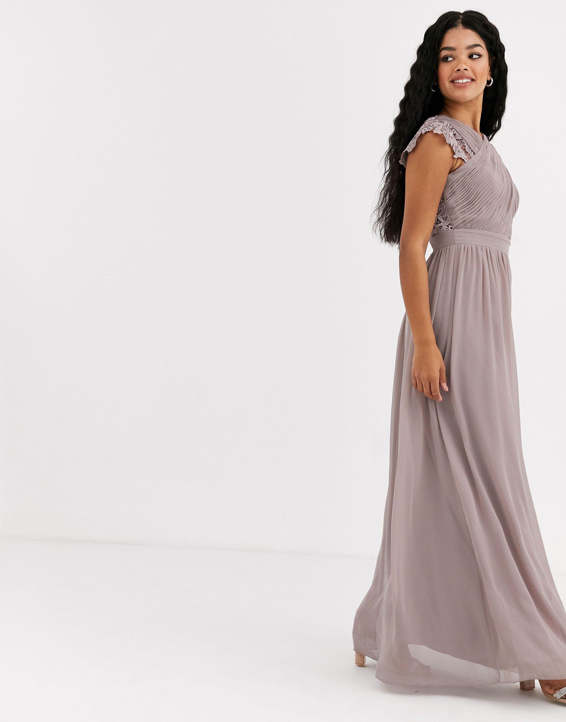 little mistress oyster maxi dress