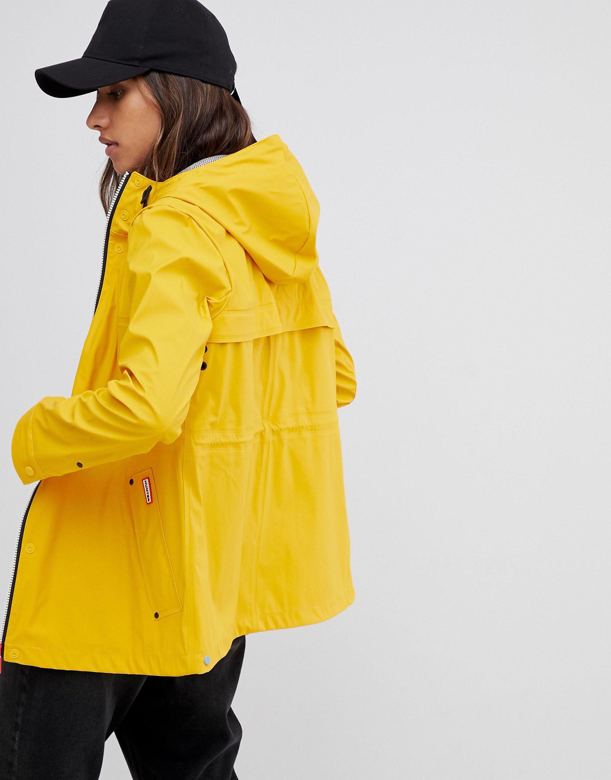 yellow hunter jacket