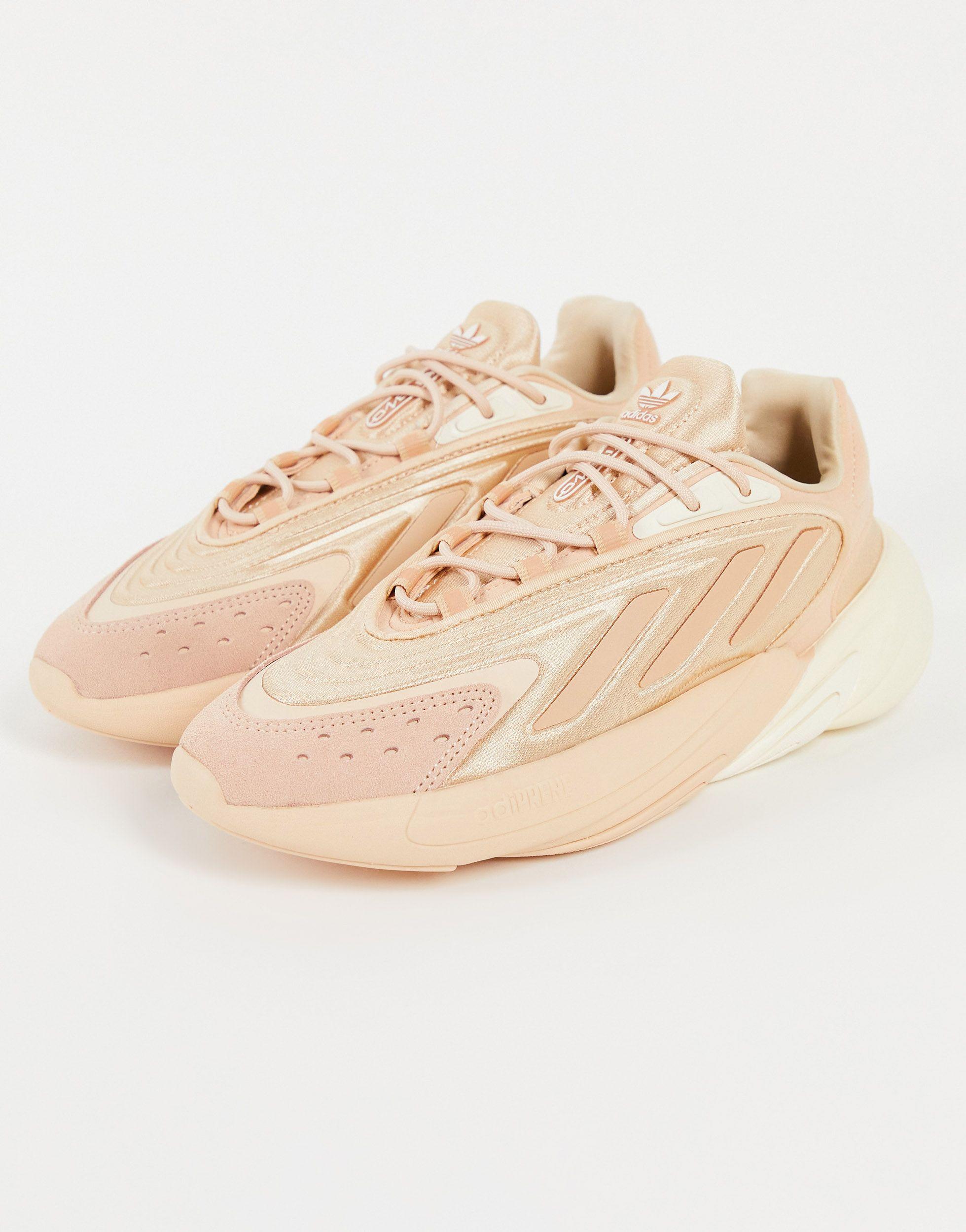 adidas Originals Ozelia Trainers in Natural | Lyst