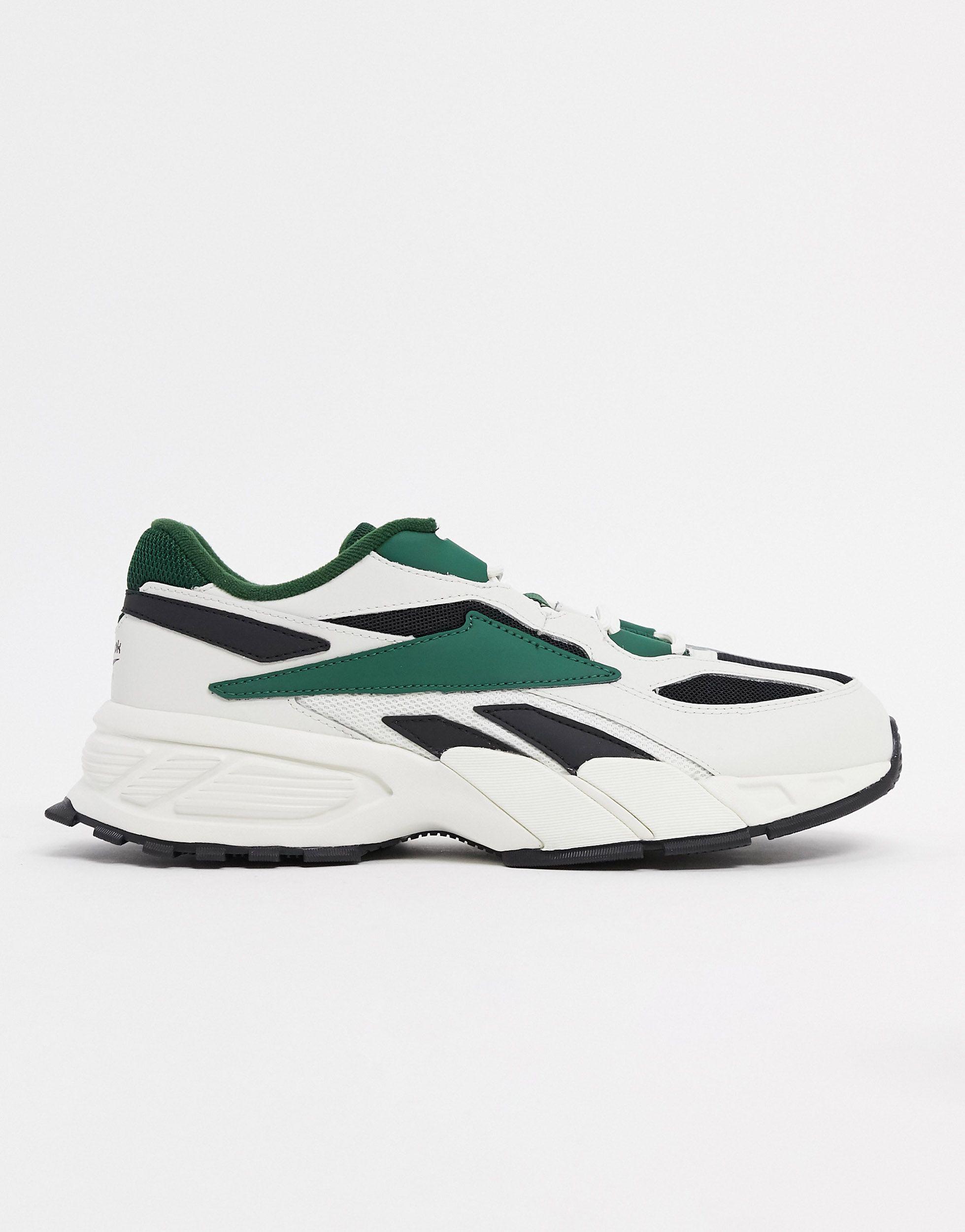 Reebok Evzn Trainers in White (Green) for Men | Lyst