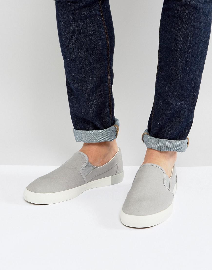 Timberland Newport Bay Canvas Slip On Sneakers in Gray for Men - Lyst