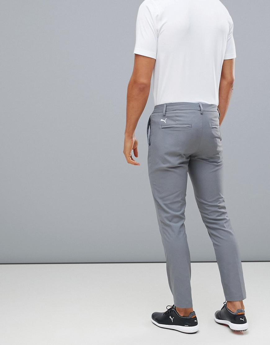 PUMA Synthetic Golf Tailored Tech Pants In Gray for Men | Lyst