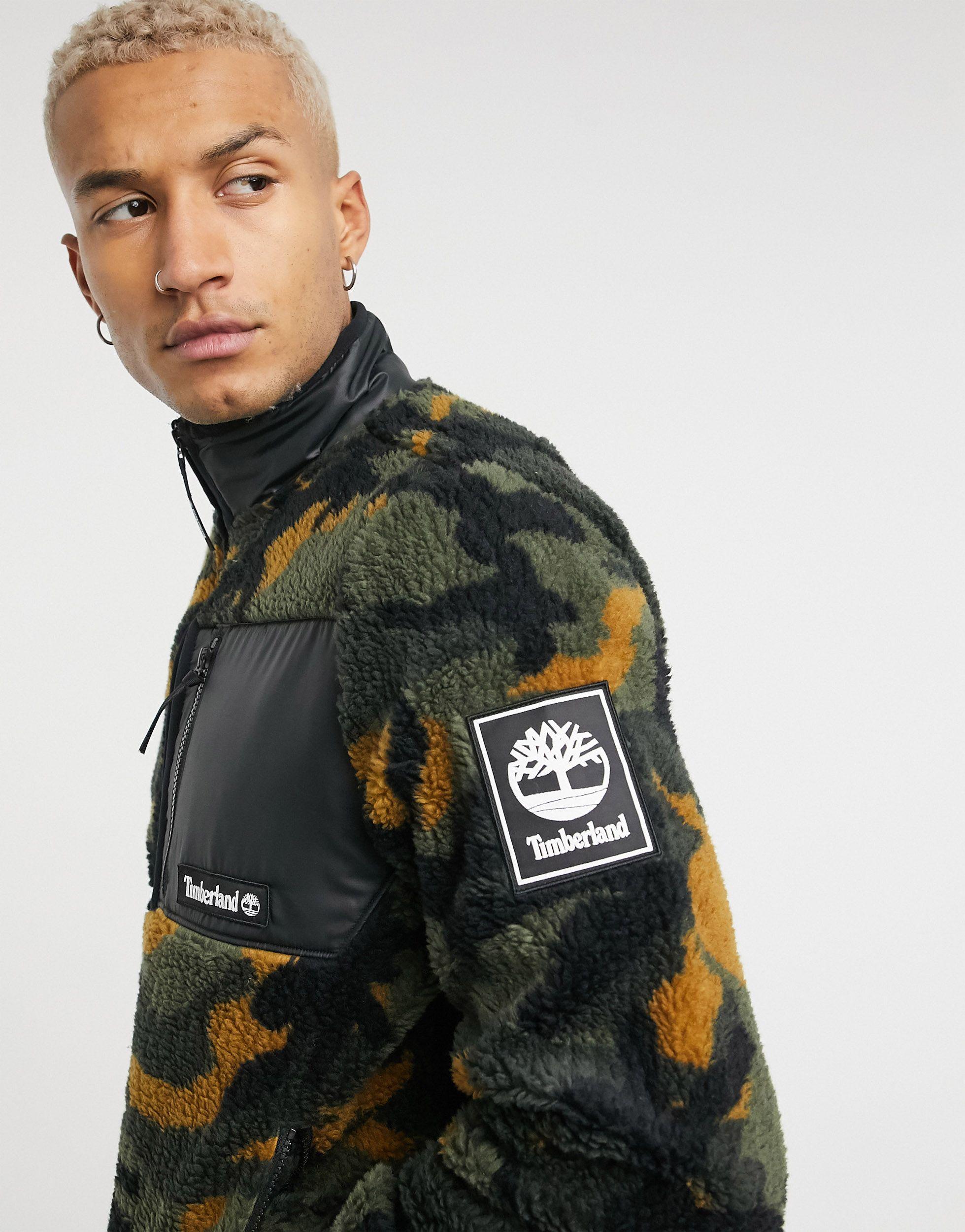 timberland jacket camo