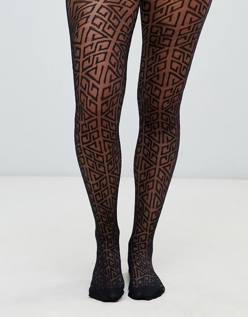 monogram tights