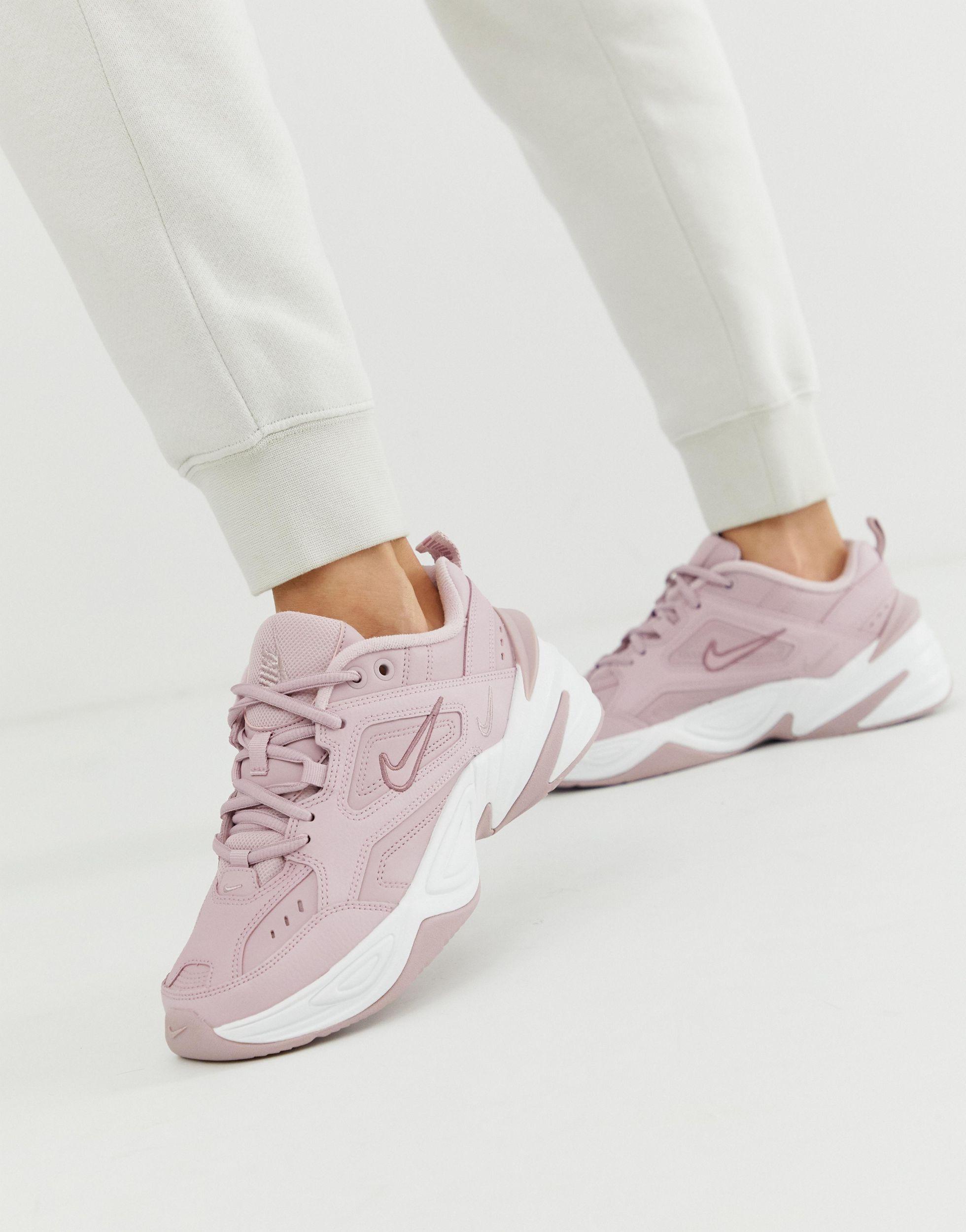 Nike Rubber M2k Tekno Trainers In Pink - Lyst