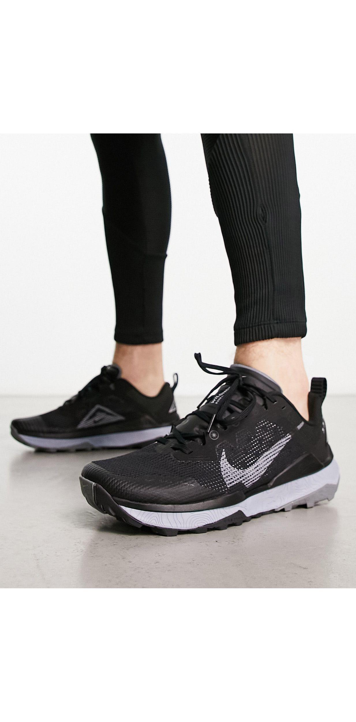 Theseus staan botsing Nike Nike React Wildhorse 8 Sneakers in Black for Men | Lyst