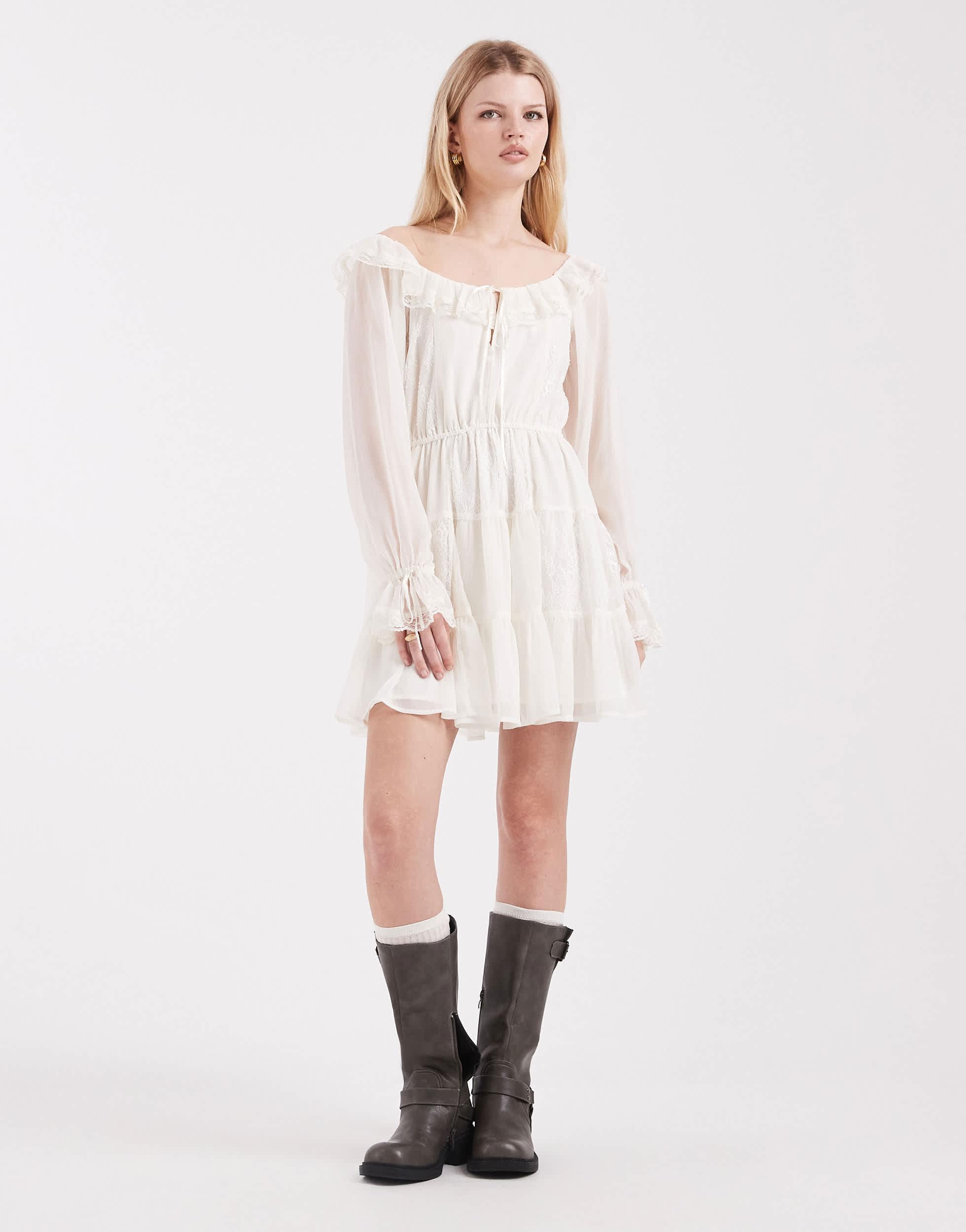 Designer White Milkmaid Dresses for Women - Up to 86% off | Lyst
