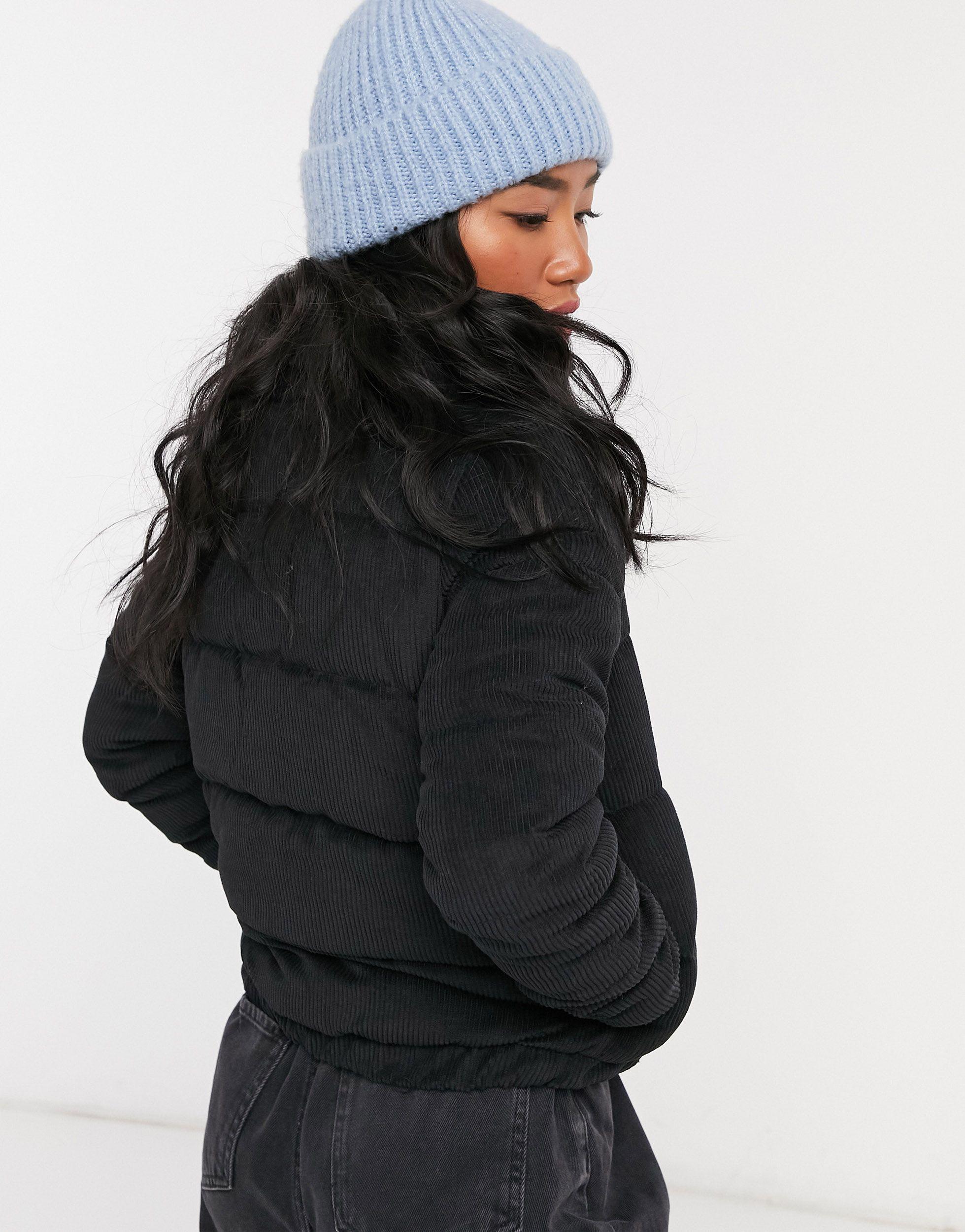 brave soul slay puffer jacket in cord