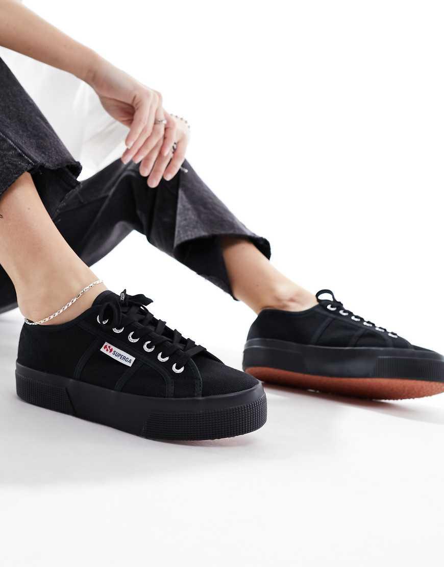 Platform trainers superga sale