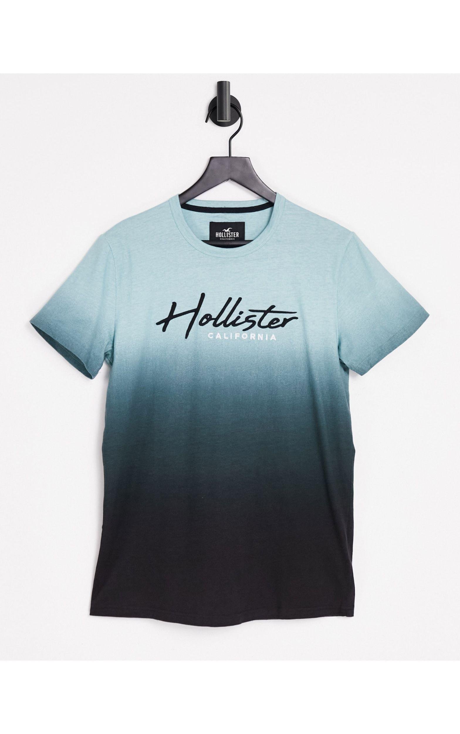 Camiseta hollister degradado deals