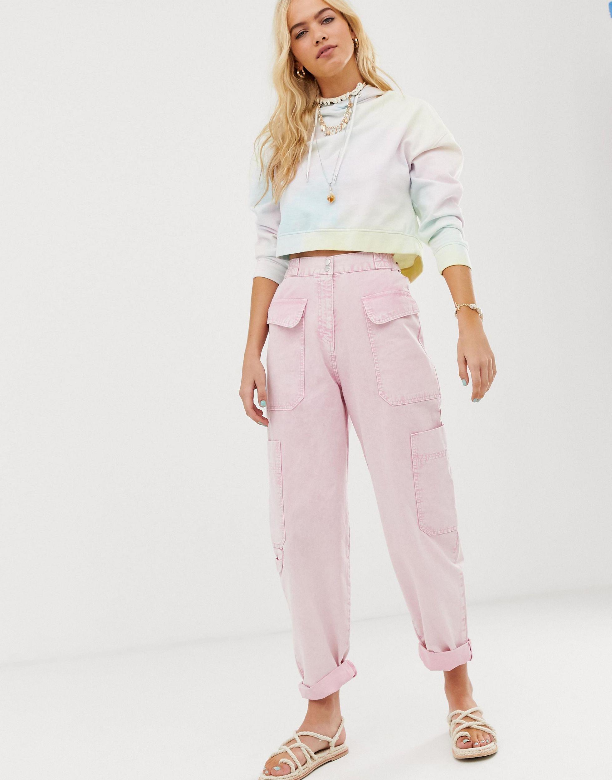 pink carpenter pants
