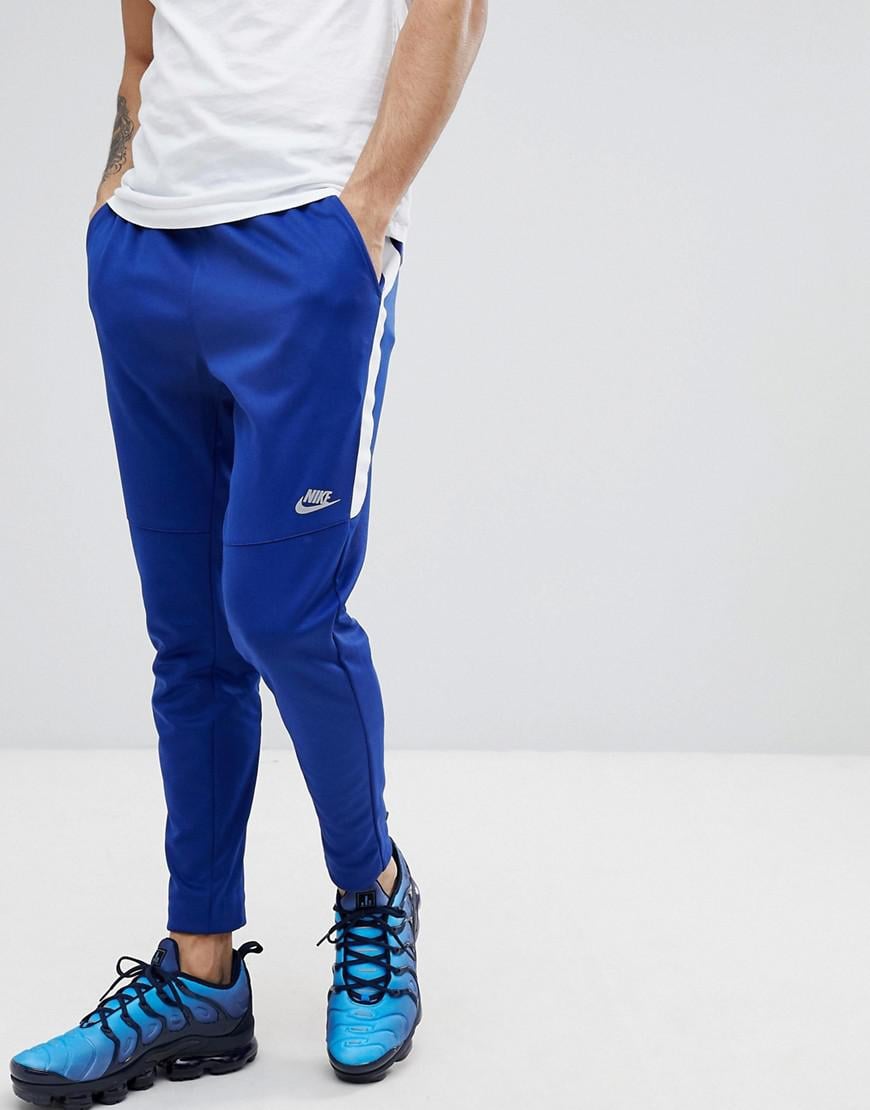 Nike Tribute Joggers In Slim Fit In Blue 861652-455 for Men - Lyst