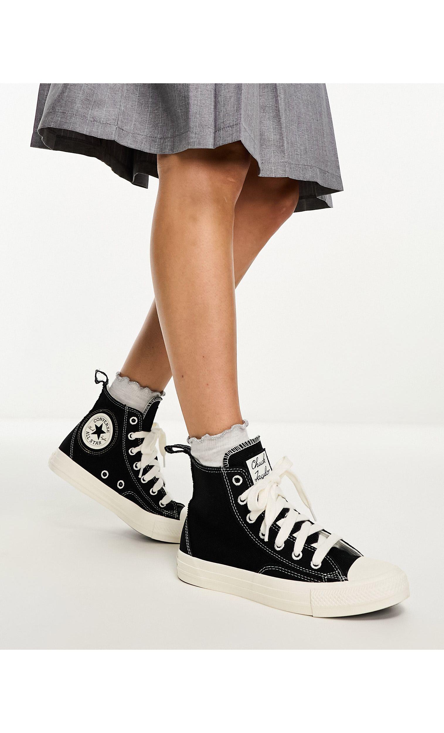 Converse Chuck Taylor All Star Hi Trainers With Chunky Patch And