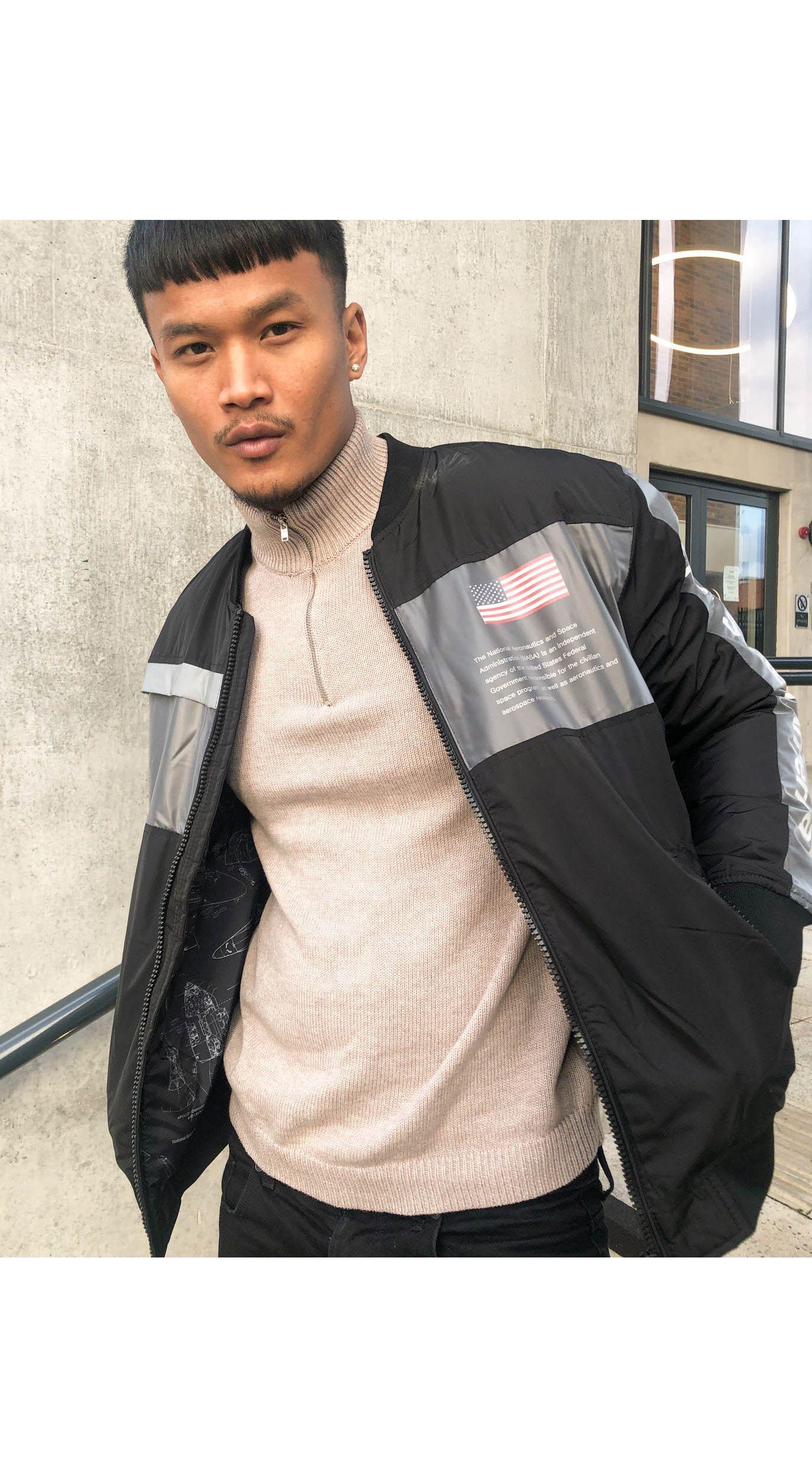 jaket pull and bear nasa