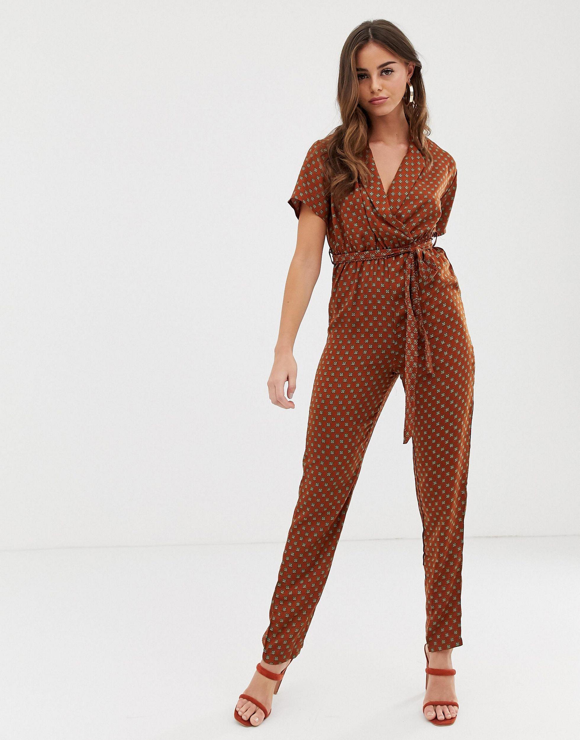 geo print jumpsuit