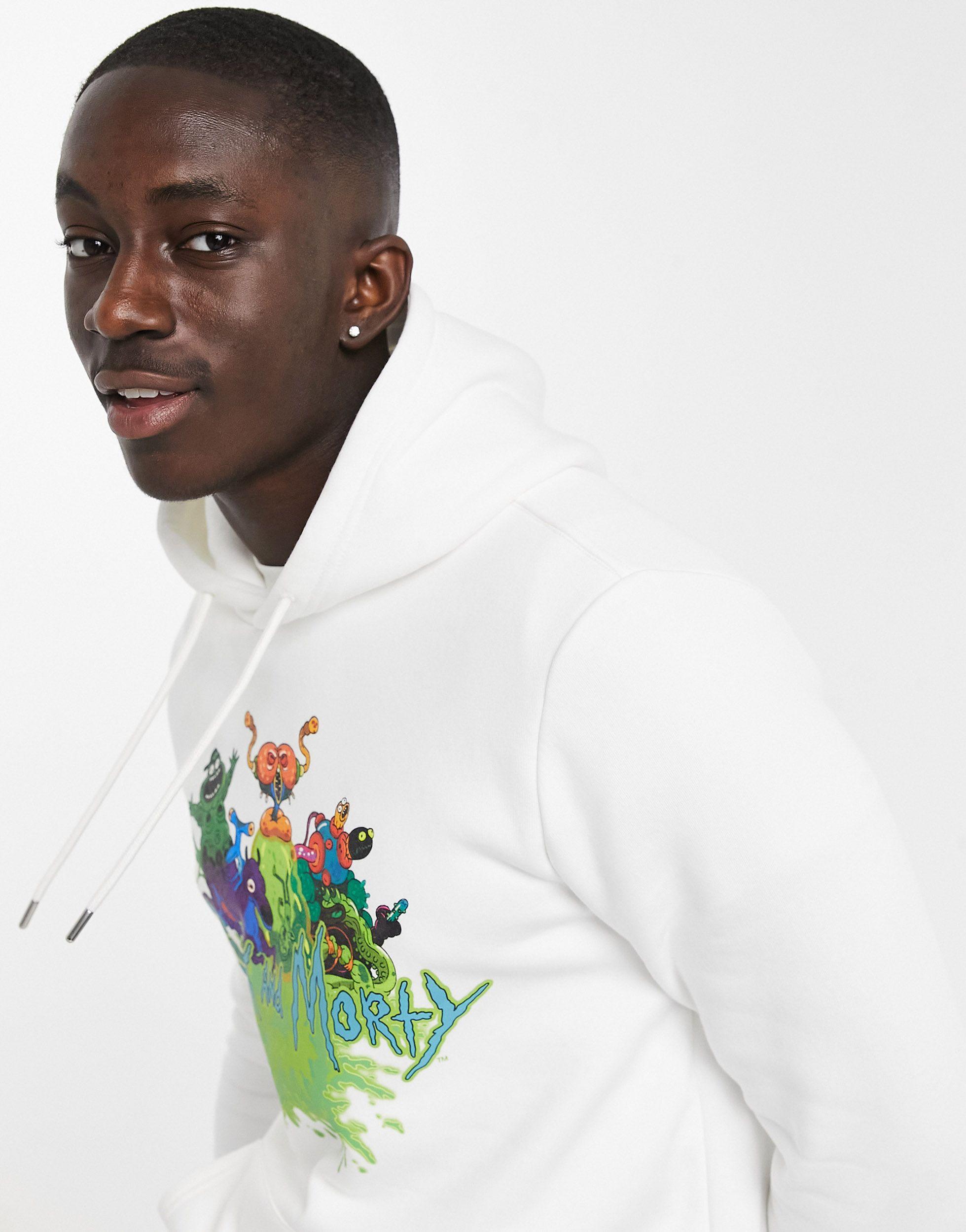 rick and morty sweatshirt bershka