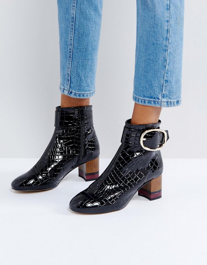 kurt geiger croc boots