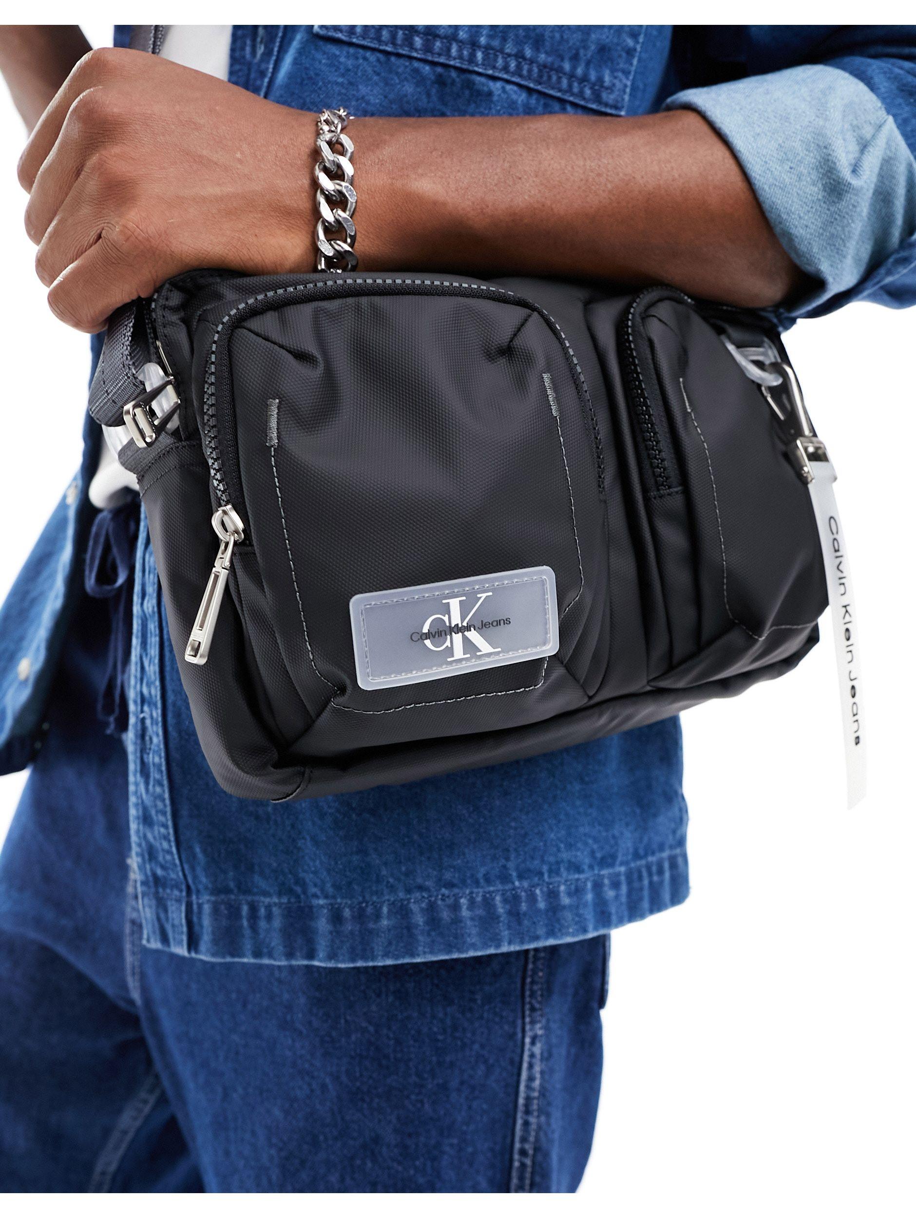 Calvin Klein Ck Jeans Park Culture Flight Bag in Blue for Men