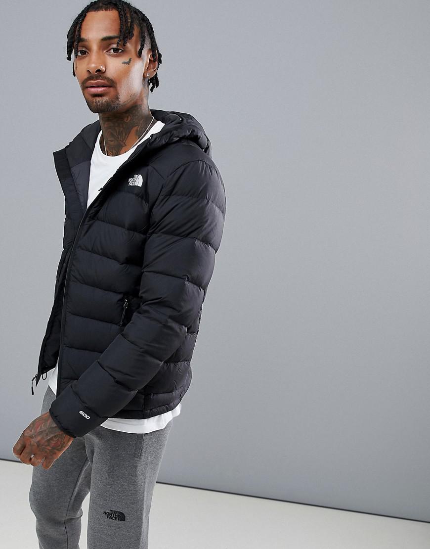 the north face la paz hooded jacket in black