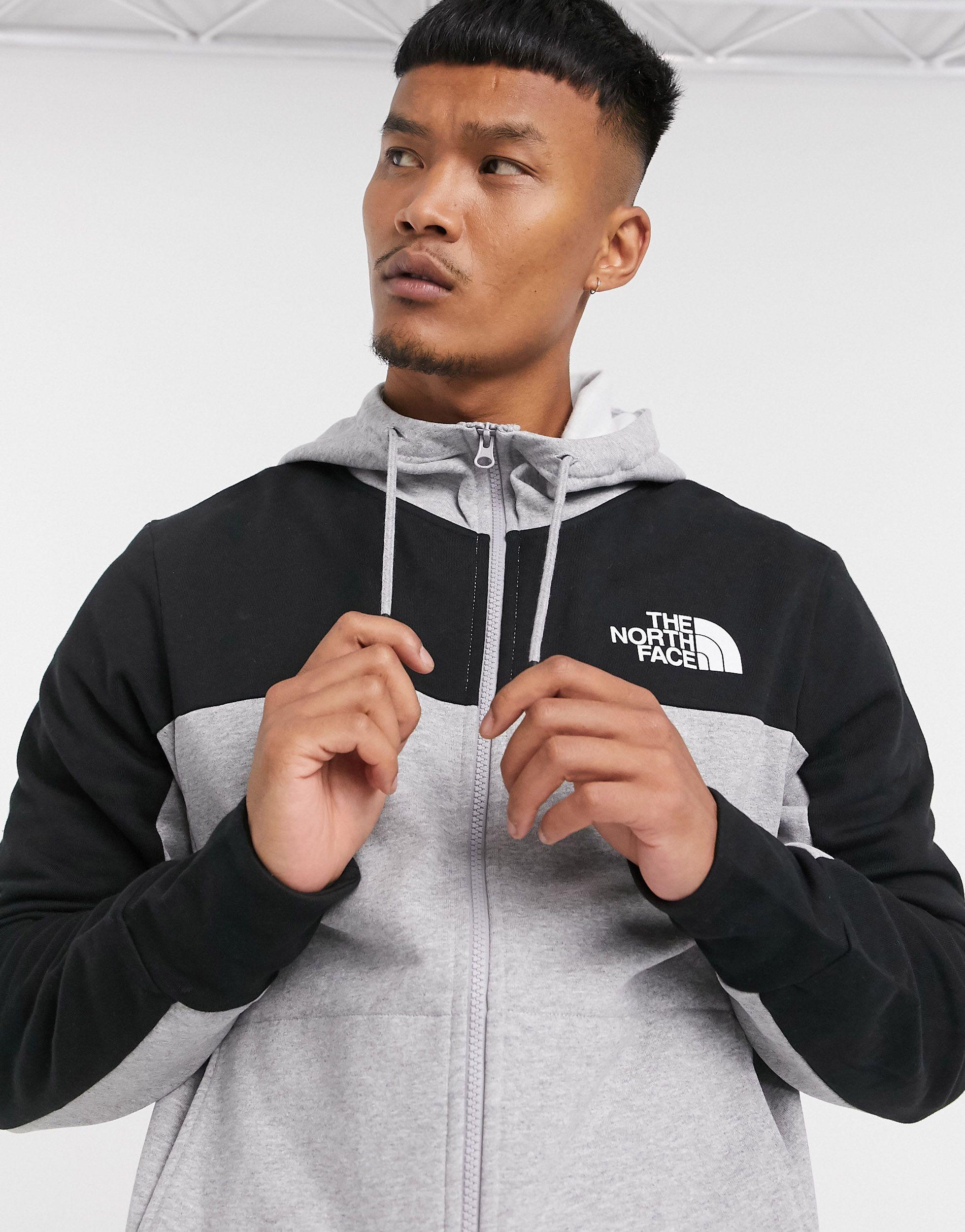 The North Face Cotton Himalayan Hoodie in Grey (Gray) for Men | Lyst