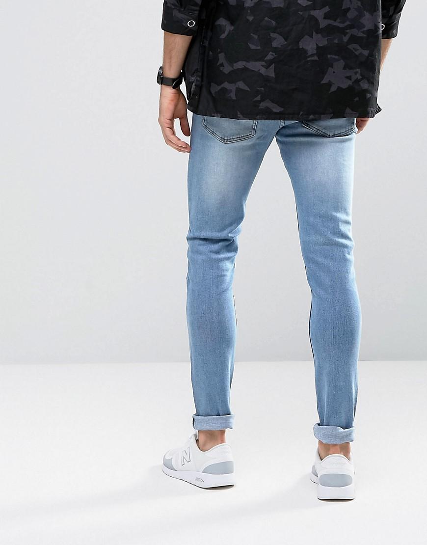 Cheap Monday Denim Skinny Jeans in Blue for Men - Lyst