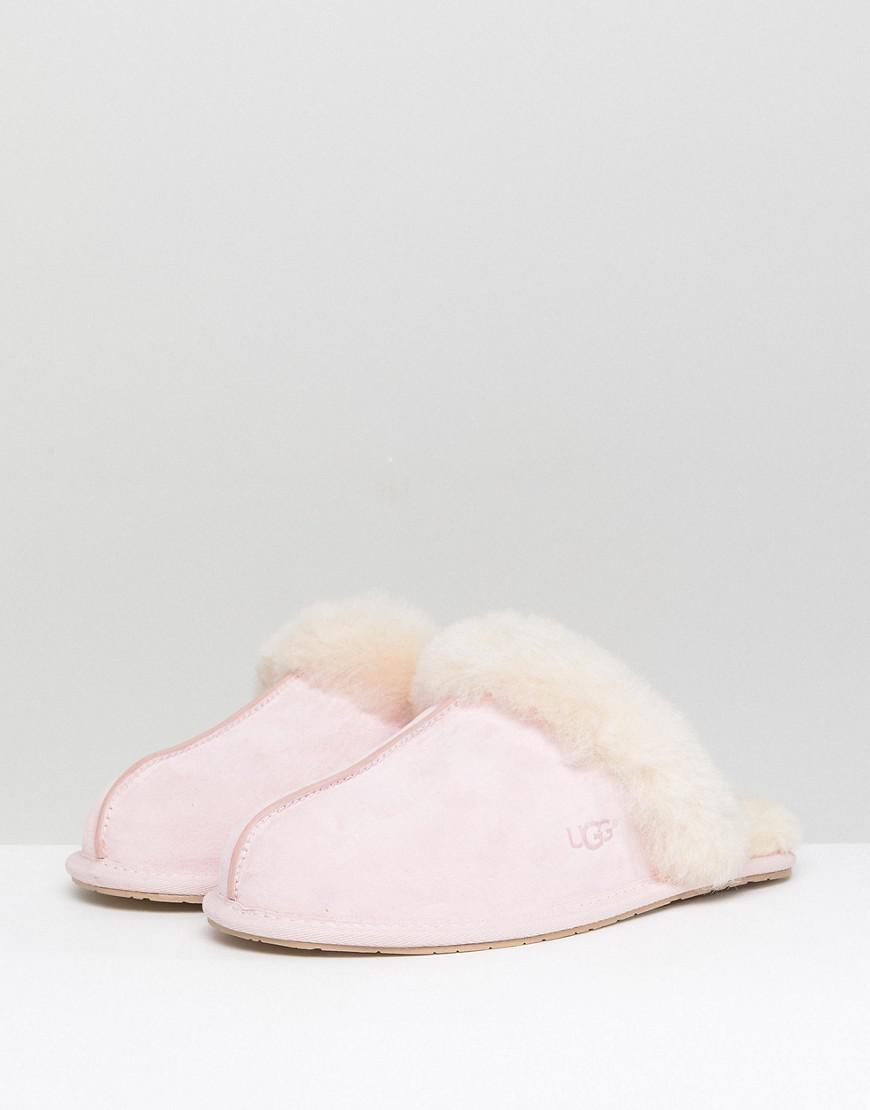 UGG Scuffette Pink Slippers Lyst