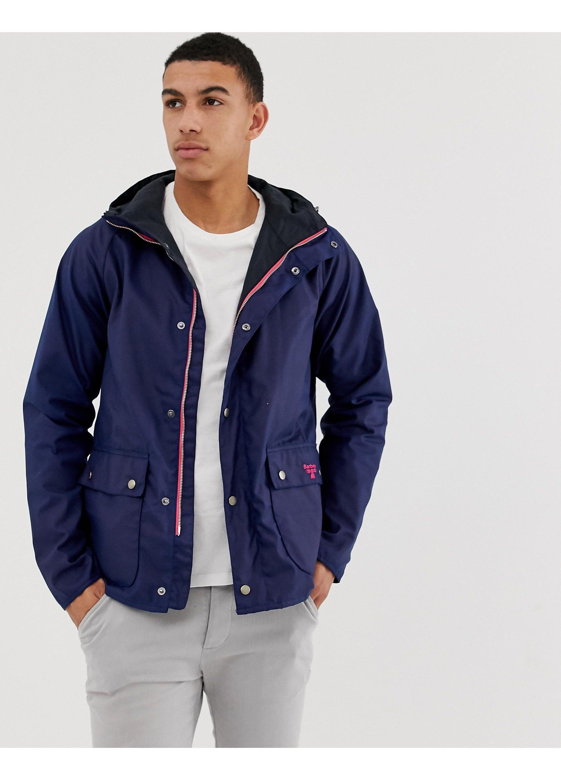 barbour blue coat